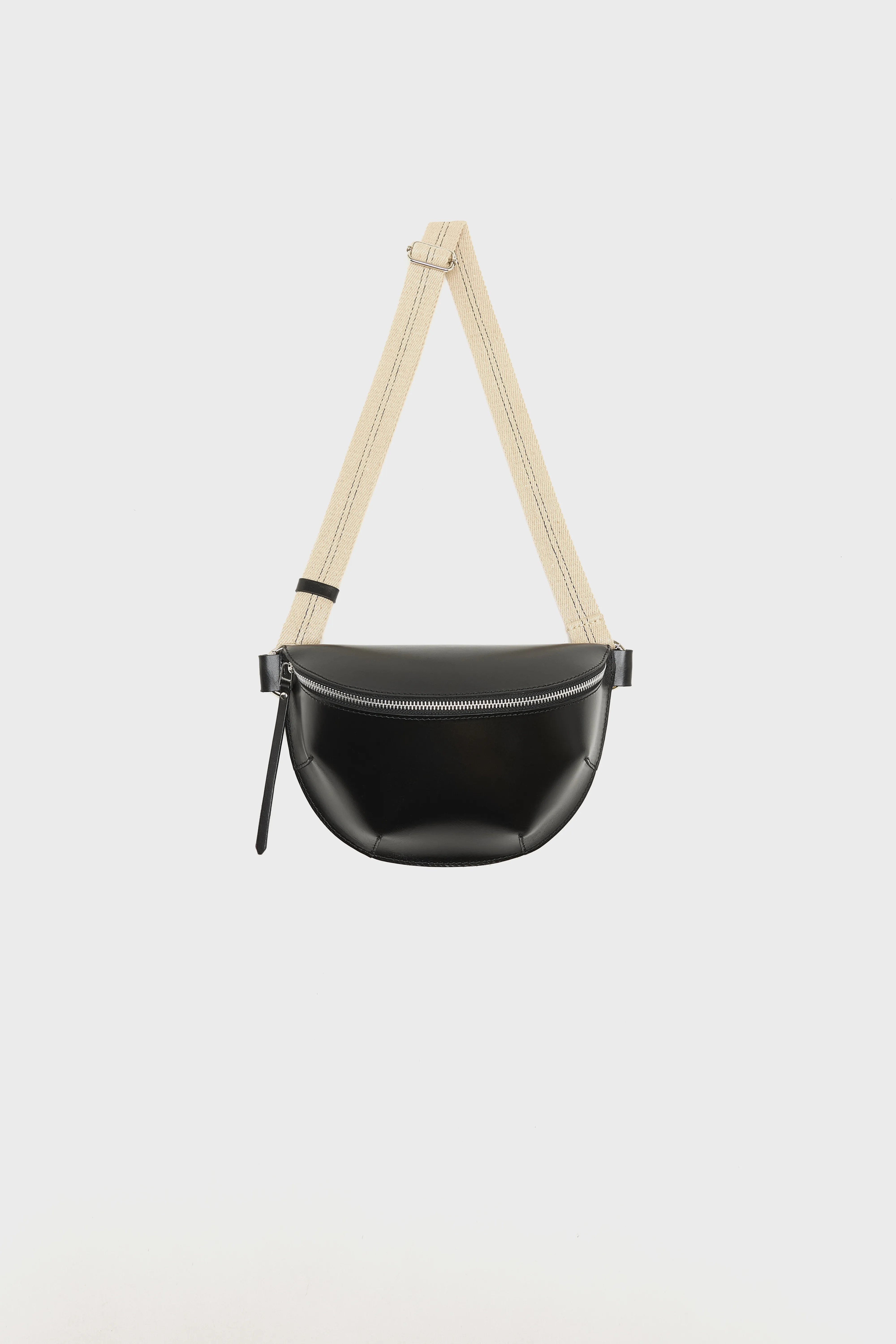 Rosie black leather sling bag (252 / W / BLACK) - Image 9