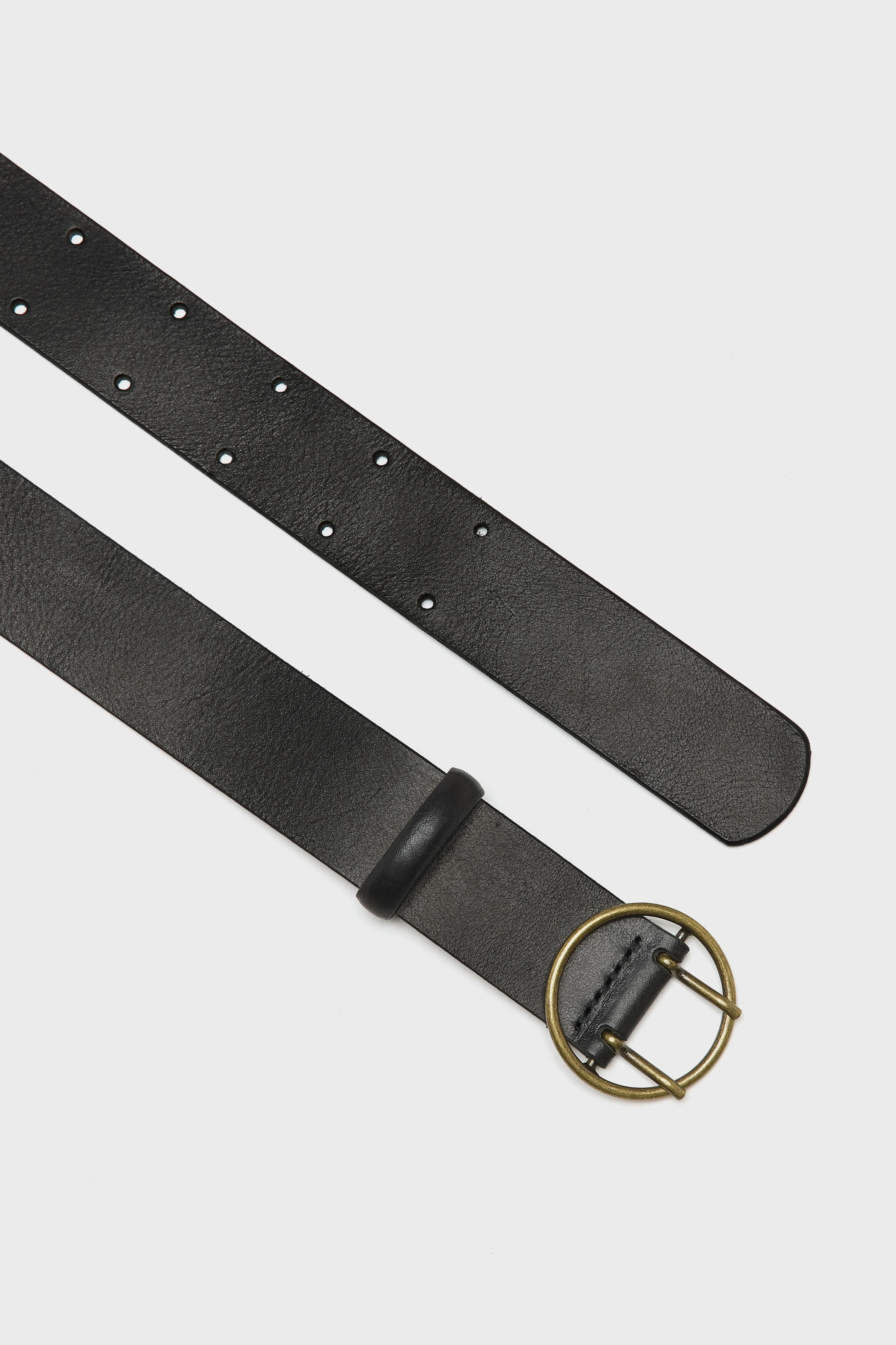 Selya black leather belt (251 / W / BLACK) - Image 3