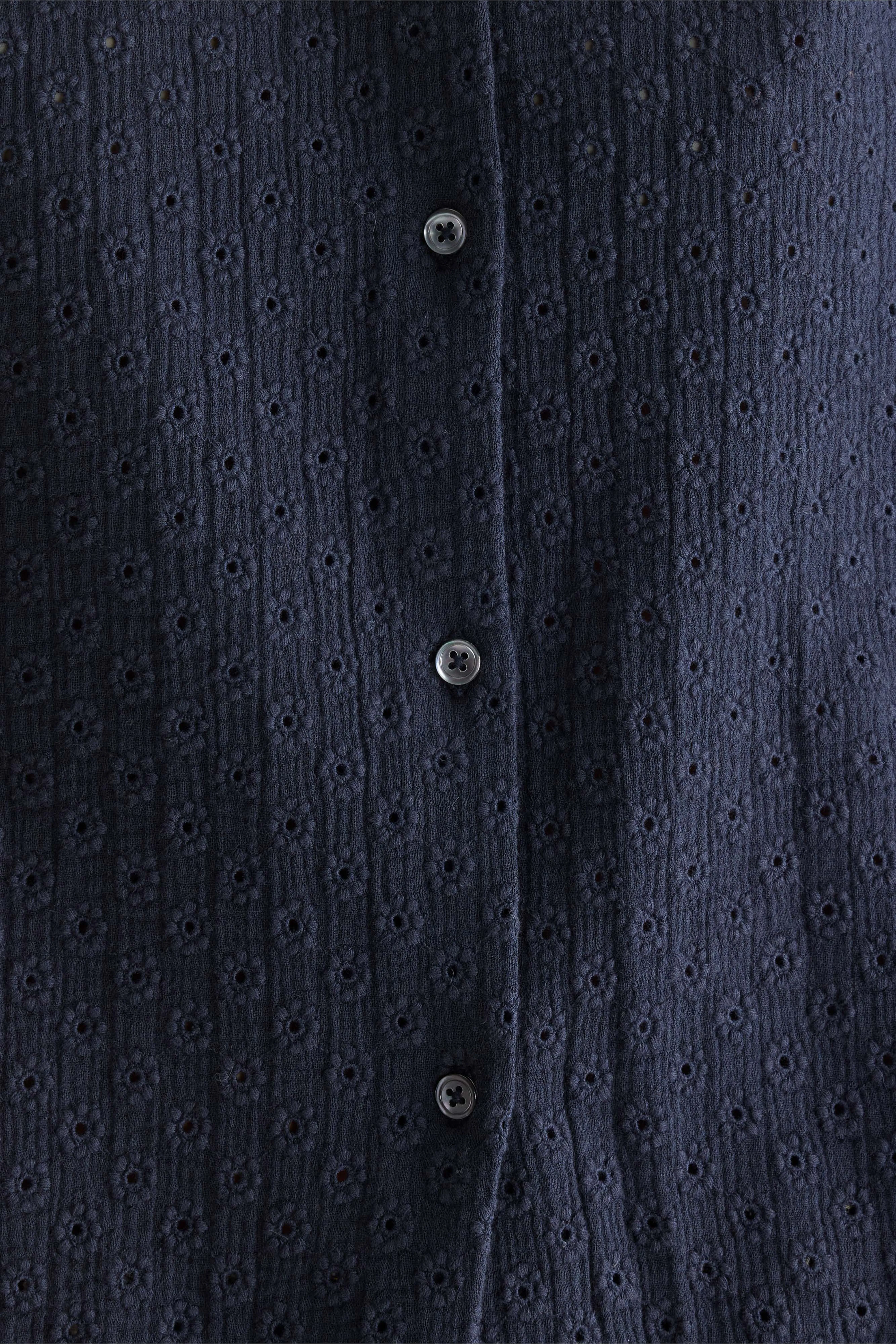 Chelsy embroidered blouse (261 / W / NAVY) - Image 6