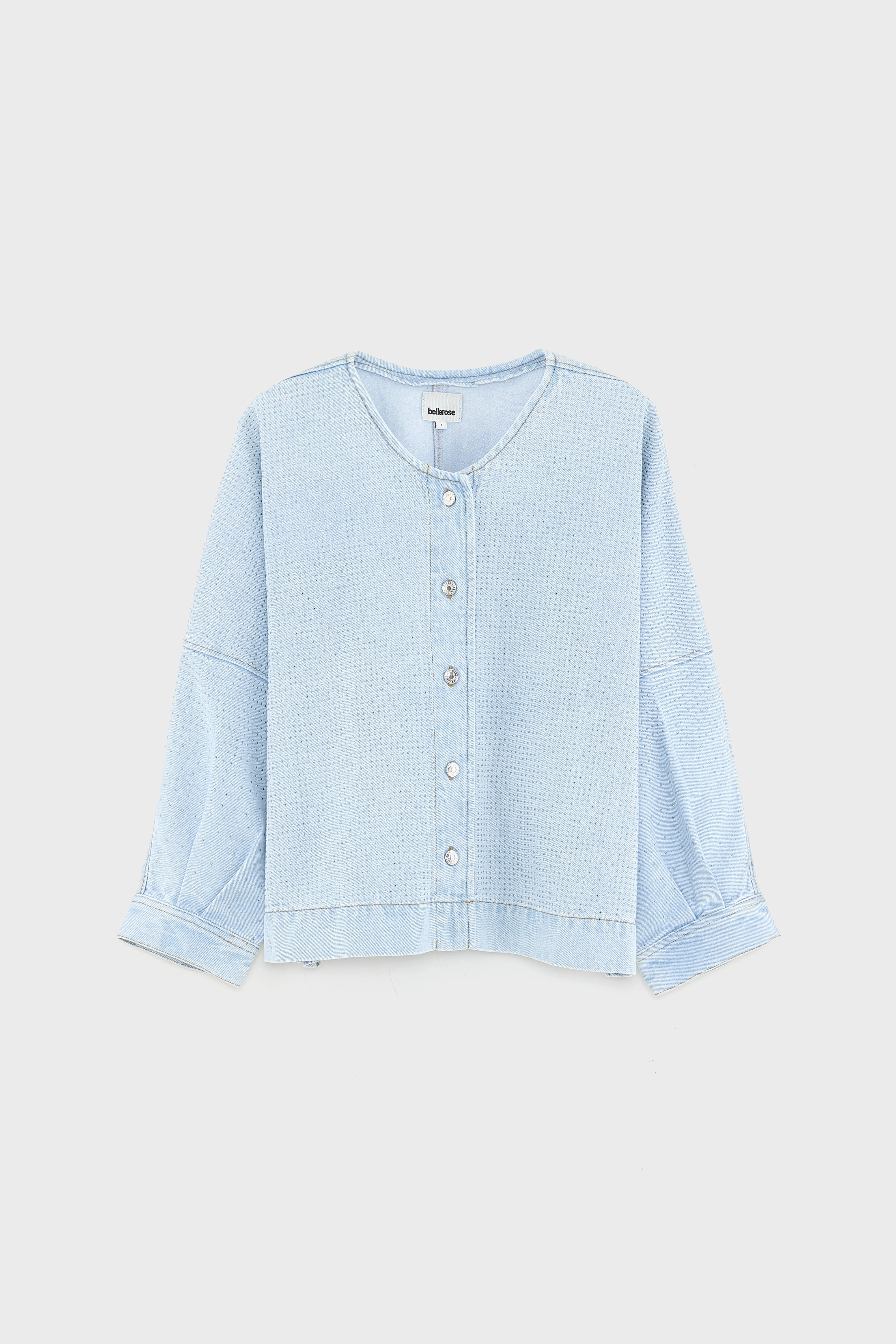 Pinda denim blouse (261 / W / BLEACH) - Image 7