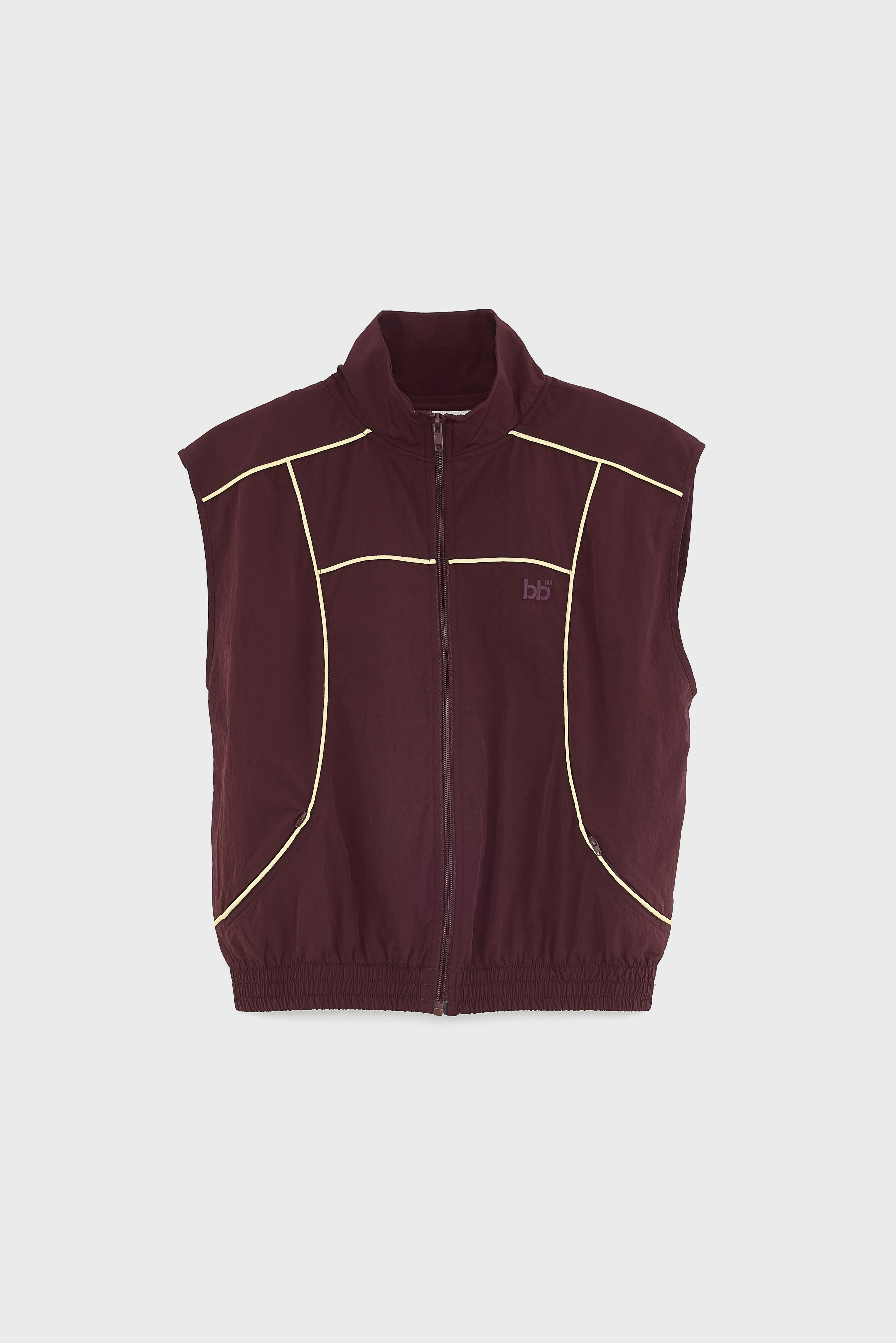 Tinta sleeveless sports veste (261 / W / WINE) - Image 9