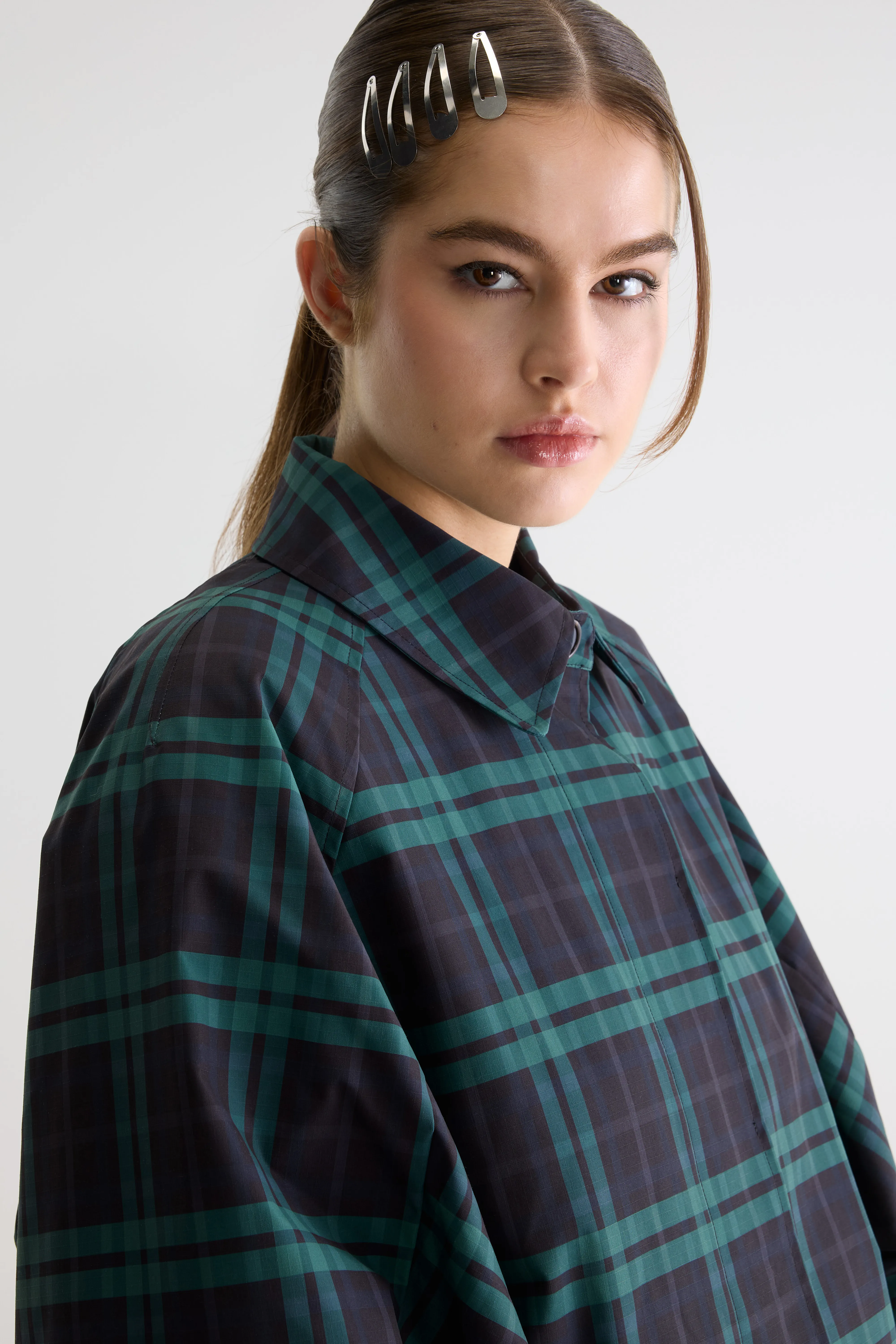 Julie trench coat (261 / W / CHECK A) - Image 5