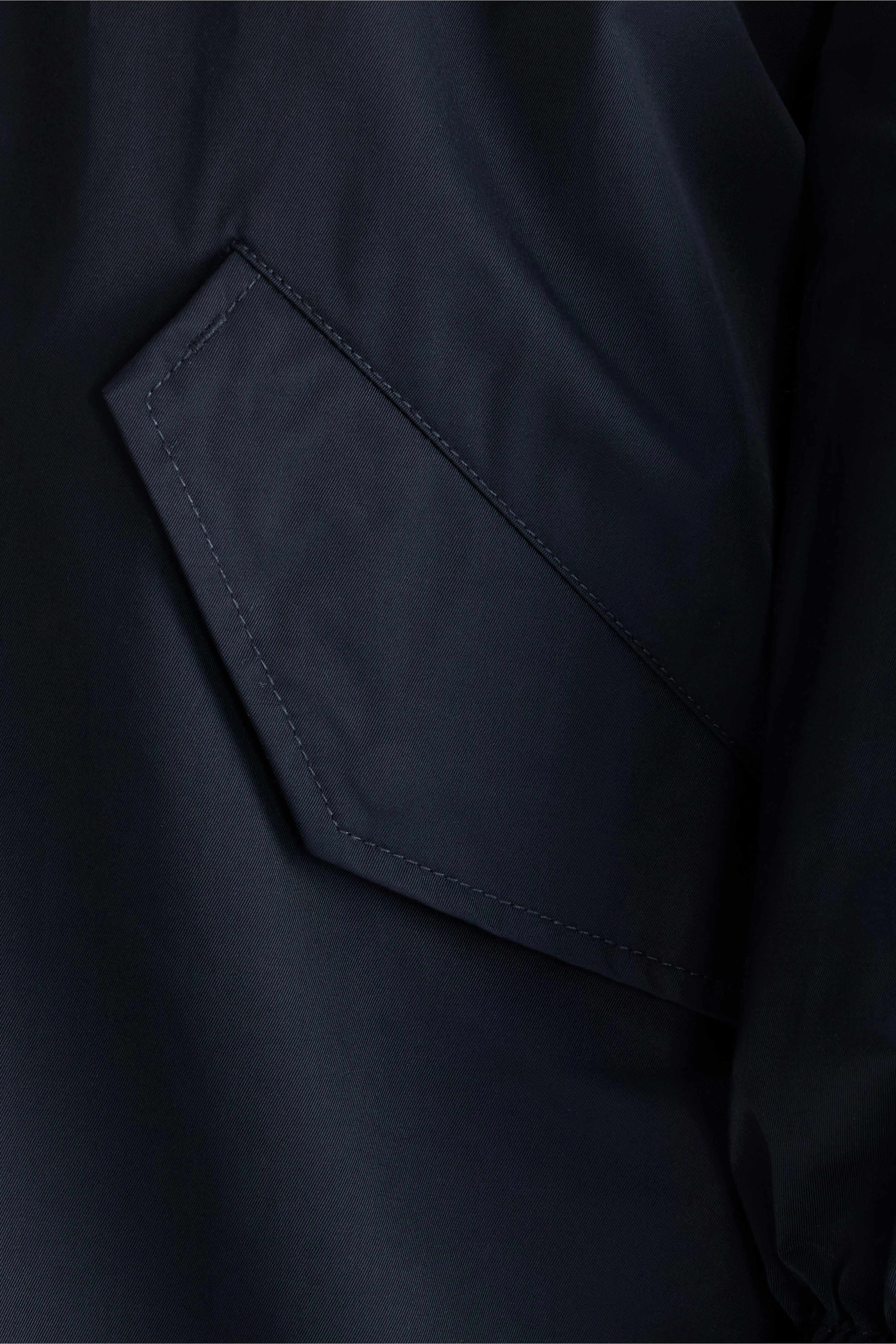 Laos dark blue hooded parka (242 / W / NAVY) - Image 6