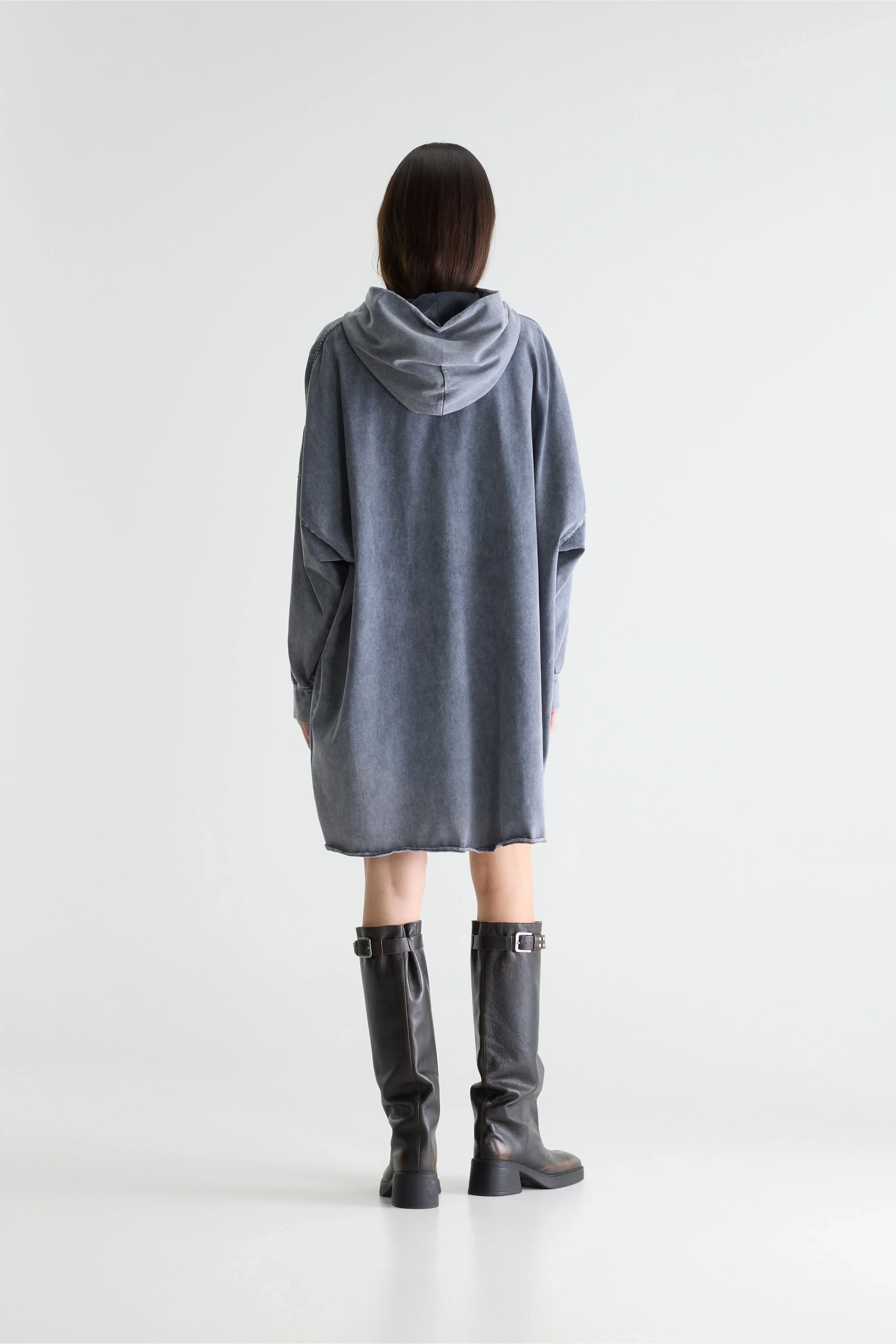 Fiid sweatshirt dress (261 / W / NAVY) - Image 3