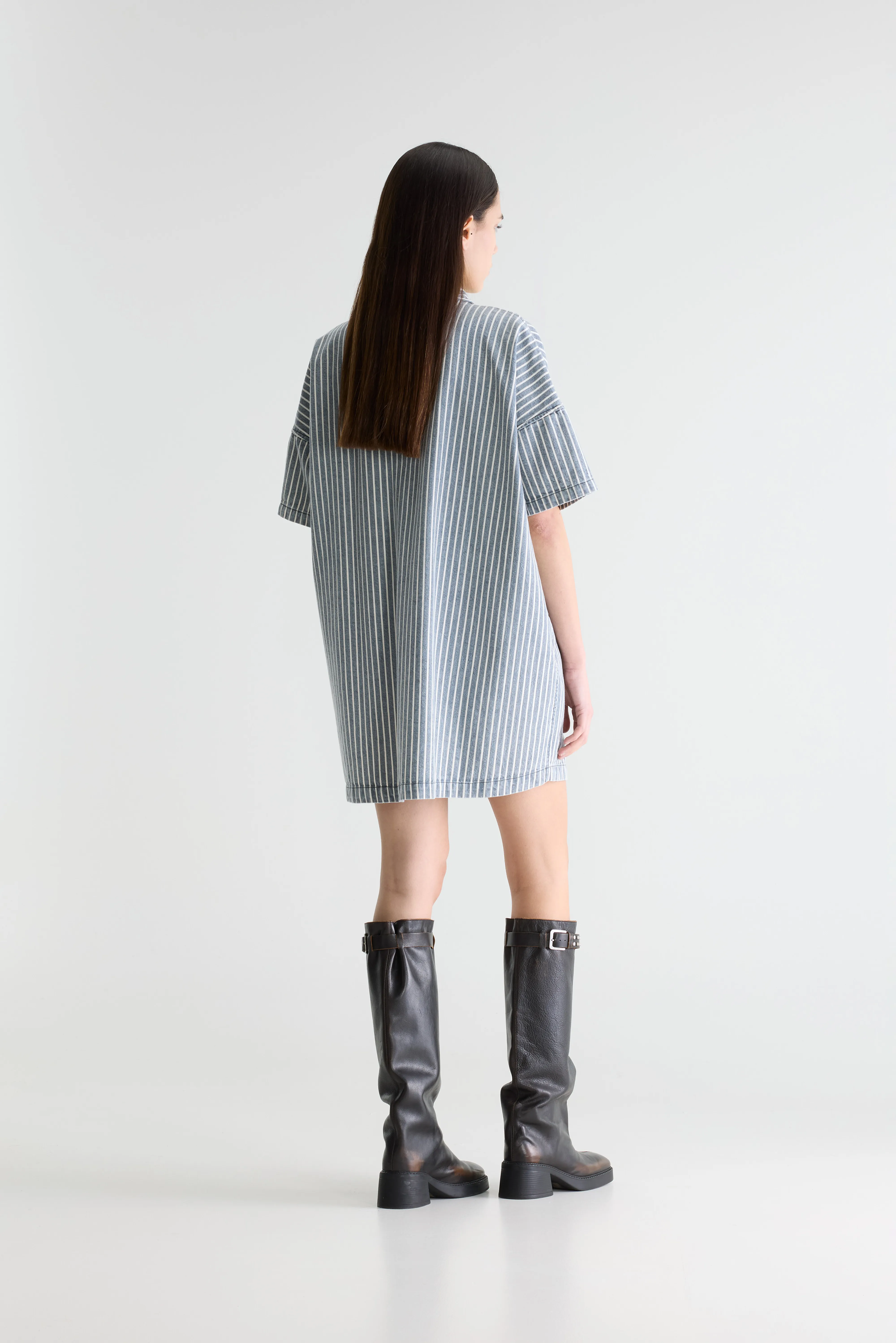 Pax denim dress (261 / W / STRIPE A) - Image 4