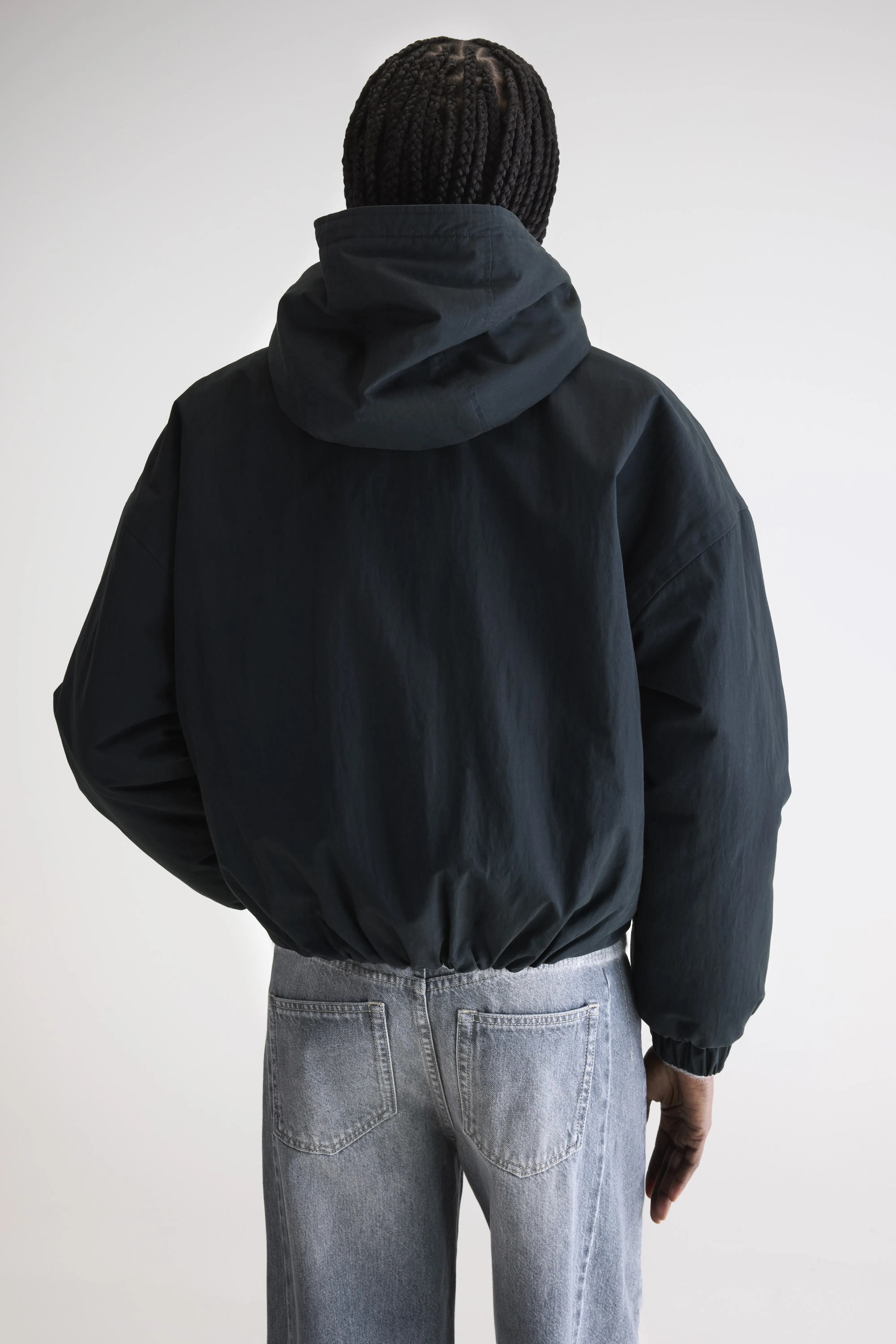 Herna cropped jacket (252 / W / BLACK BEAUTY) - Image 4