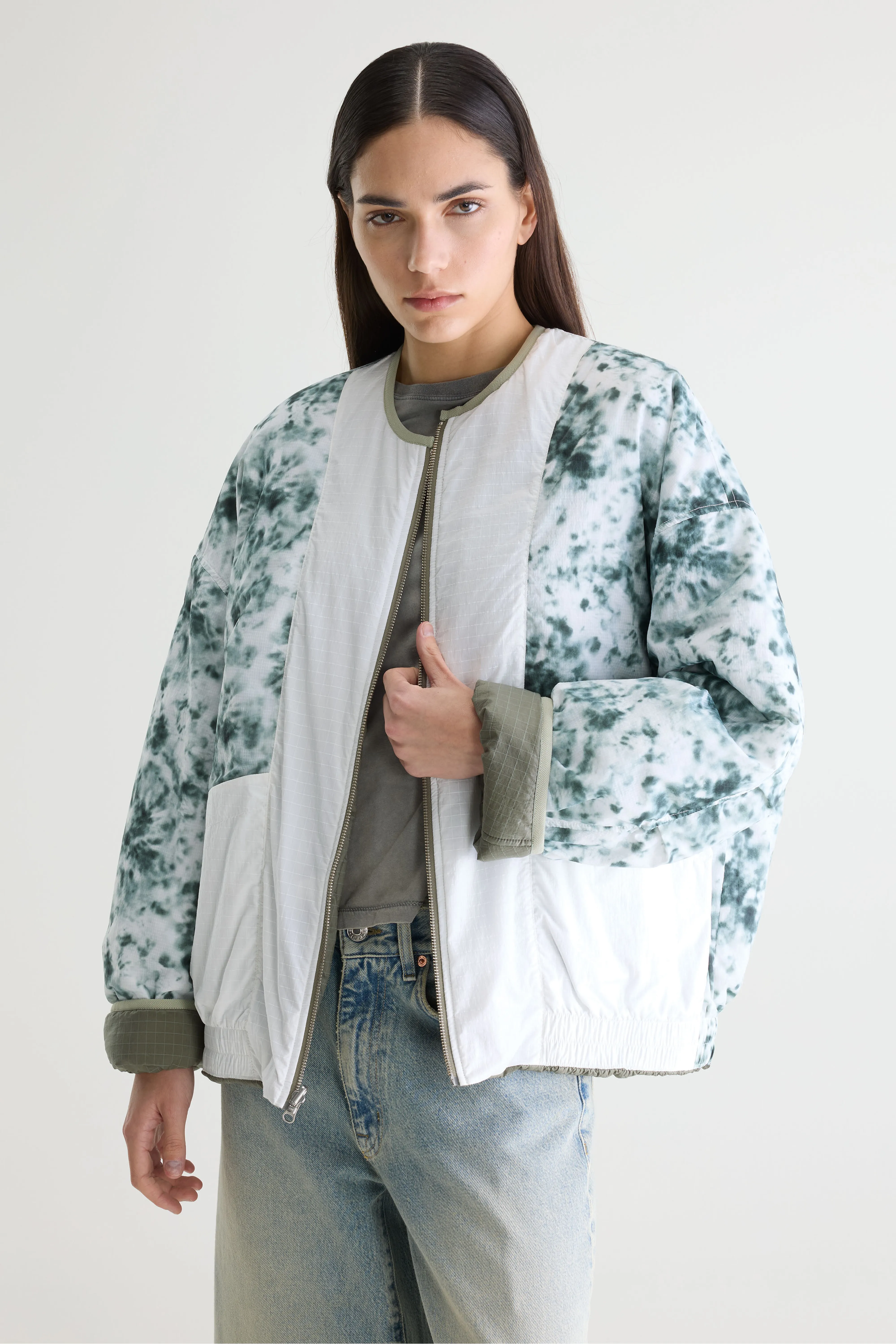 Highland quilted jacket (261 / W / THYM) - Image 3