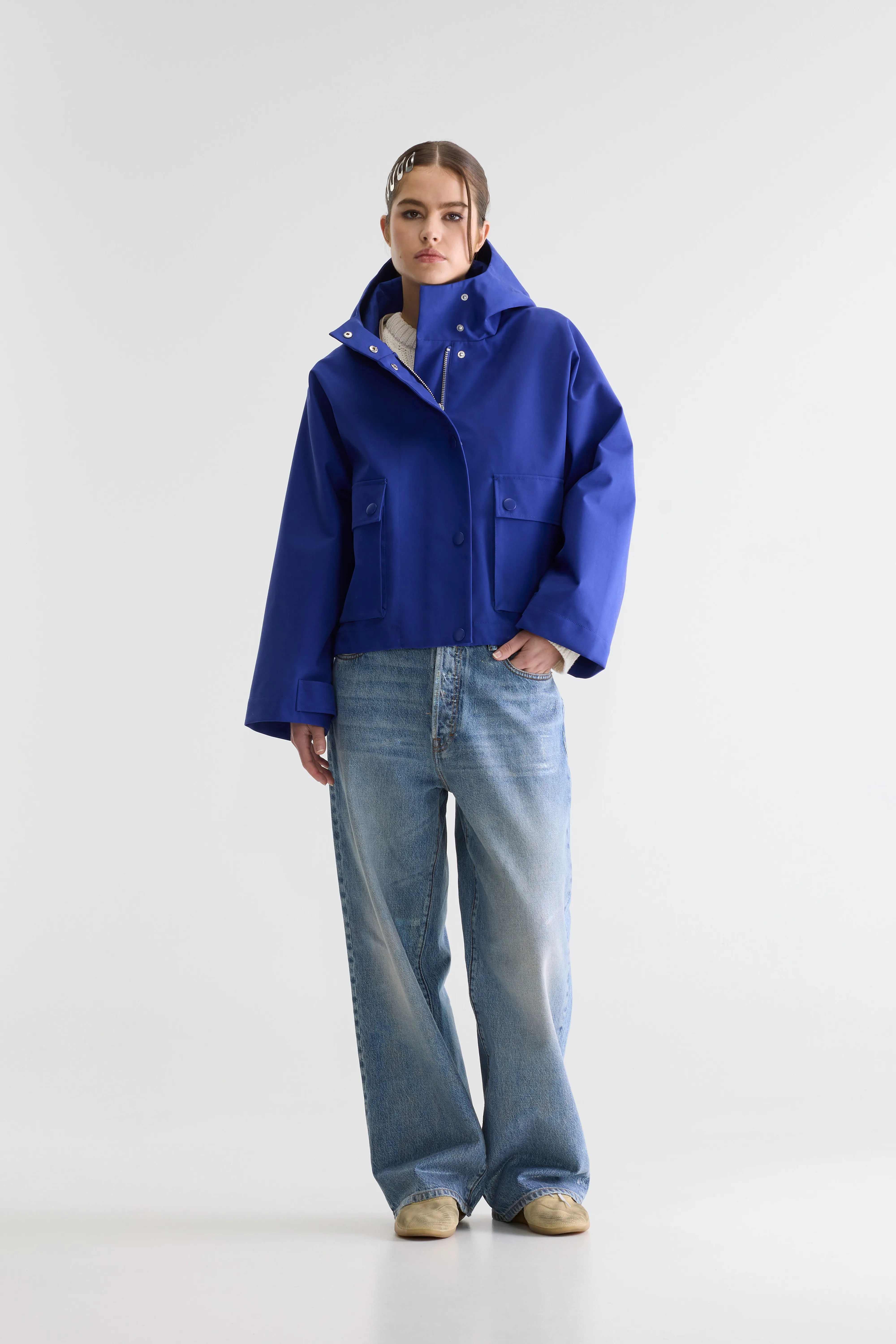 Jenna hooded jacket (261 / W / LAZULI) - Image 3