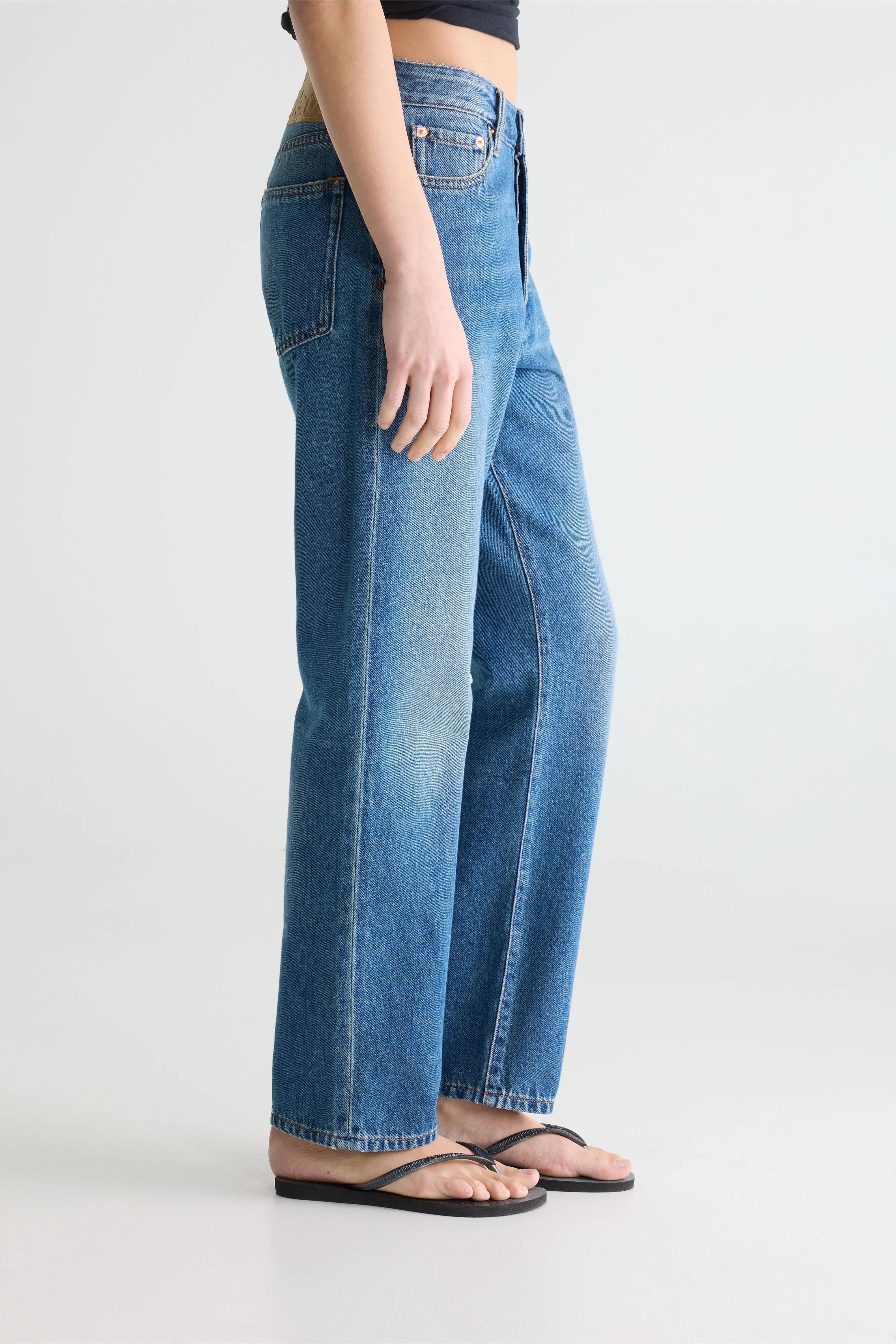 Denim N. 34 - Regular mid-blue jeans (252 / W / USED MD BLUE) - Image 5