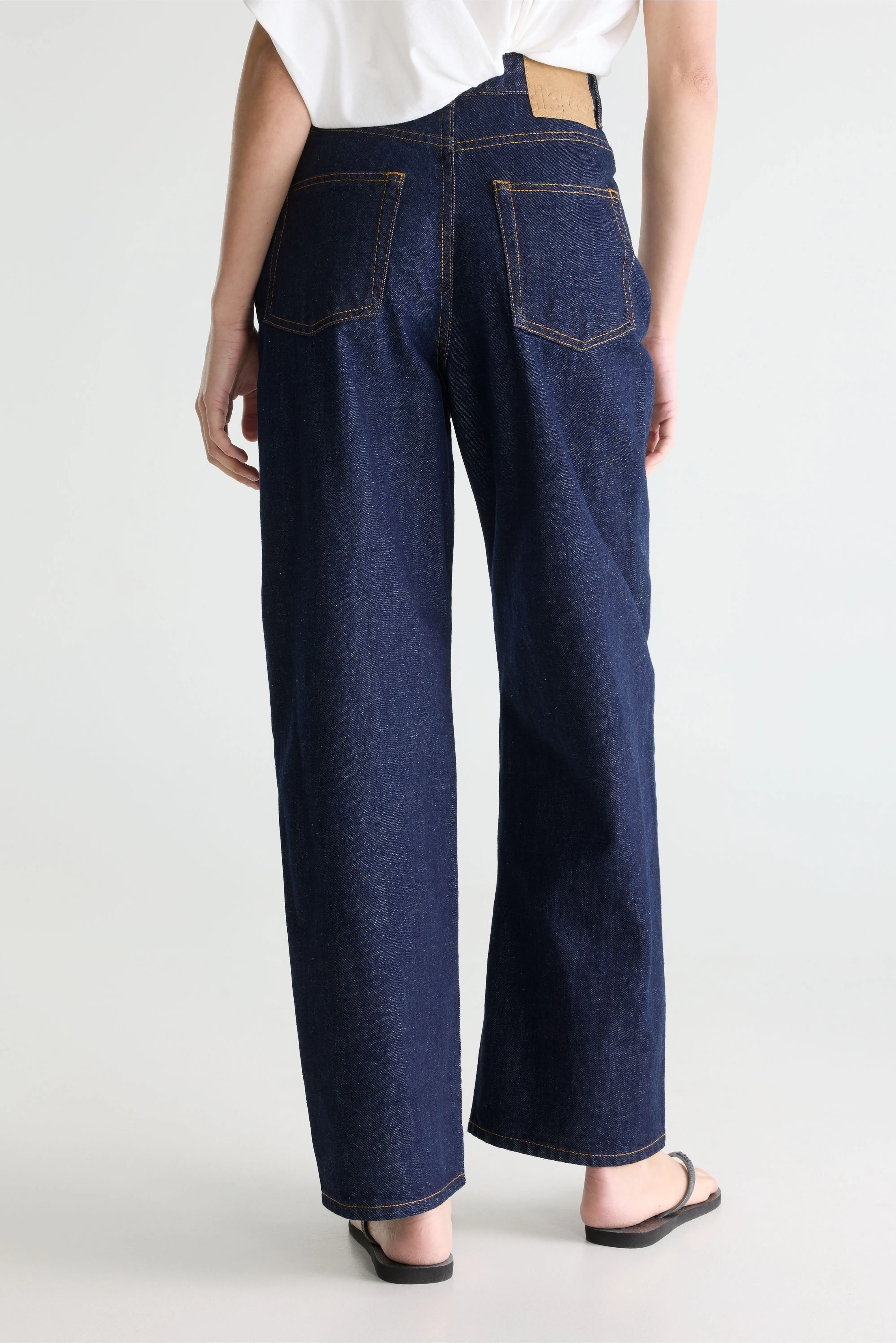 Denim N. 61 - Wide blue rinsed jeans (252 / W / BLUE RINSE) - Image 4