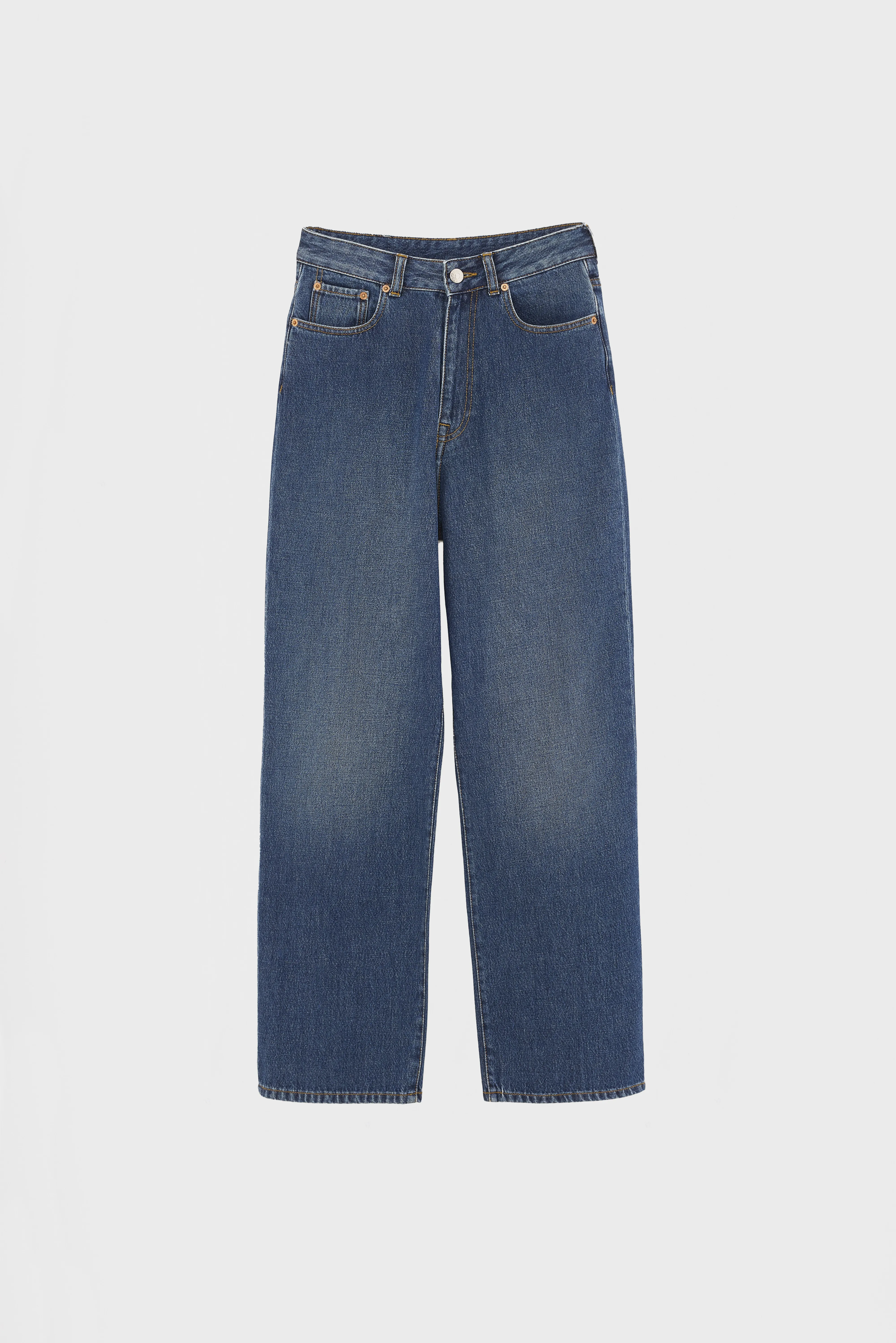 Denim N. 61 - Wide blue jeans (242 / W / STONE WASH) - Image 8
