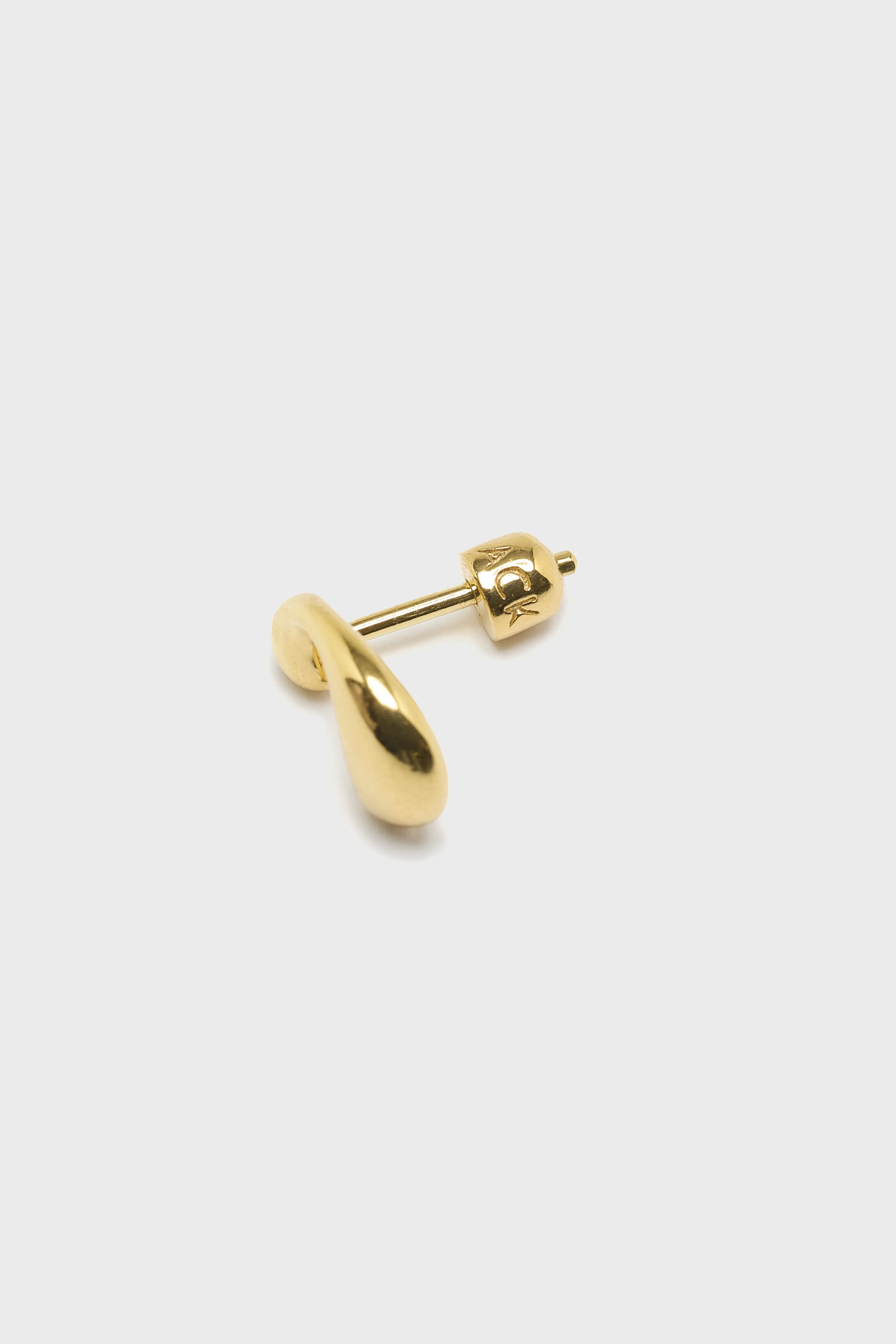 Dolphin Splash Stud Earring (261 / W / GOLD) - Image 4