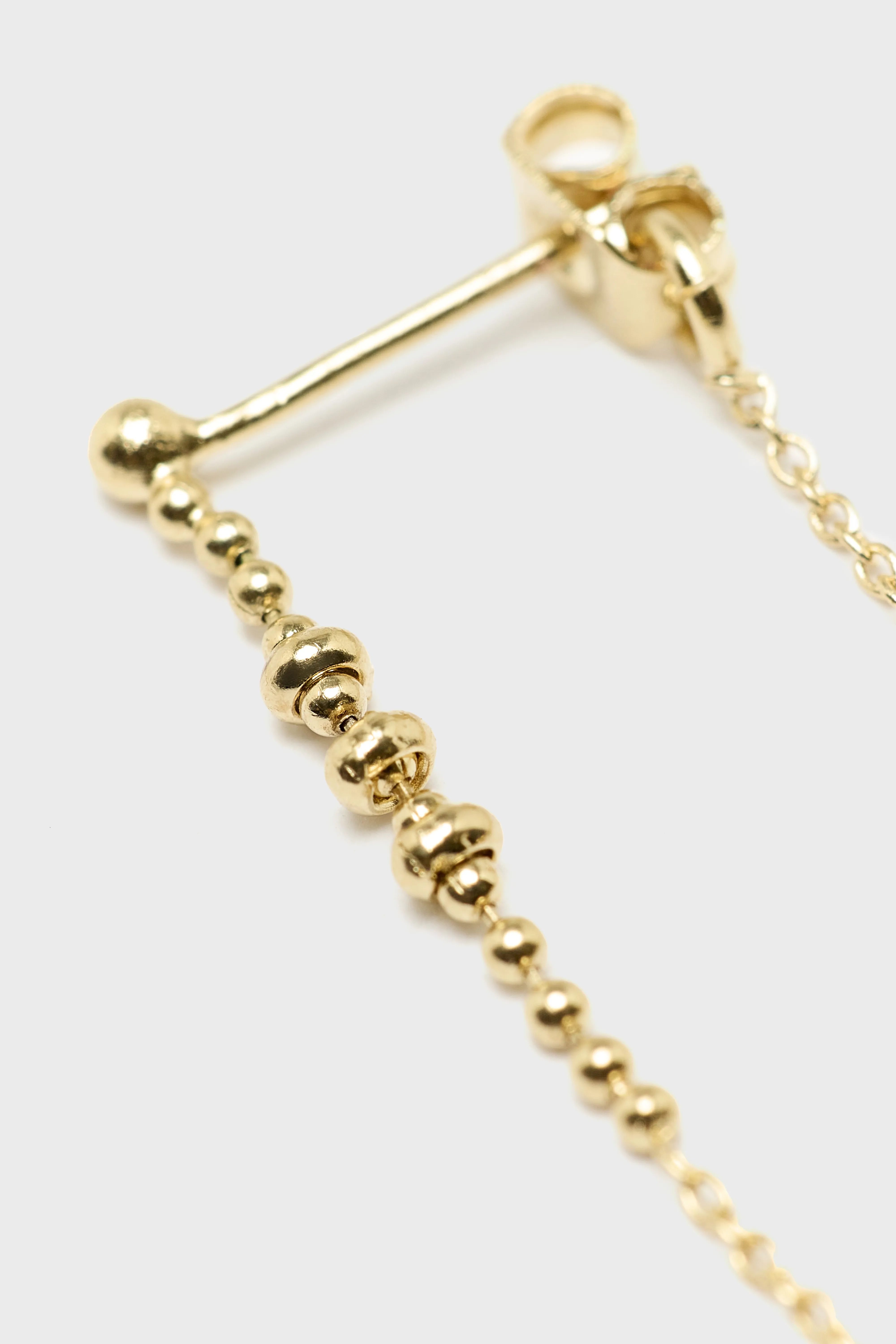Océane Chain Earrings  (261 / W / GOLD) - Image 3