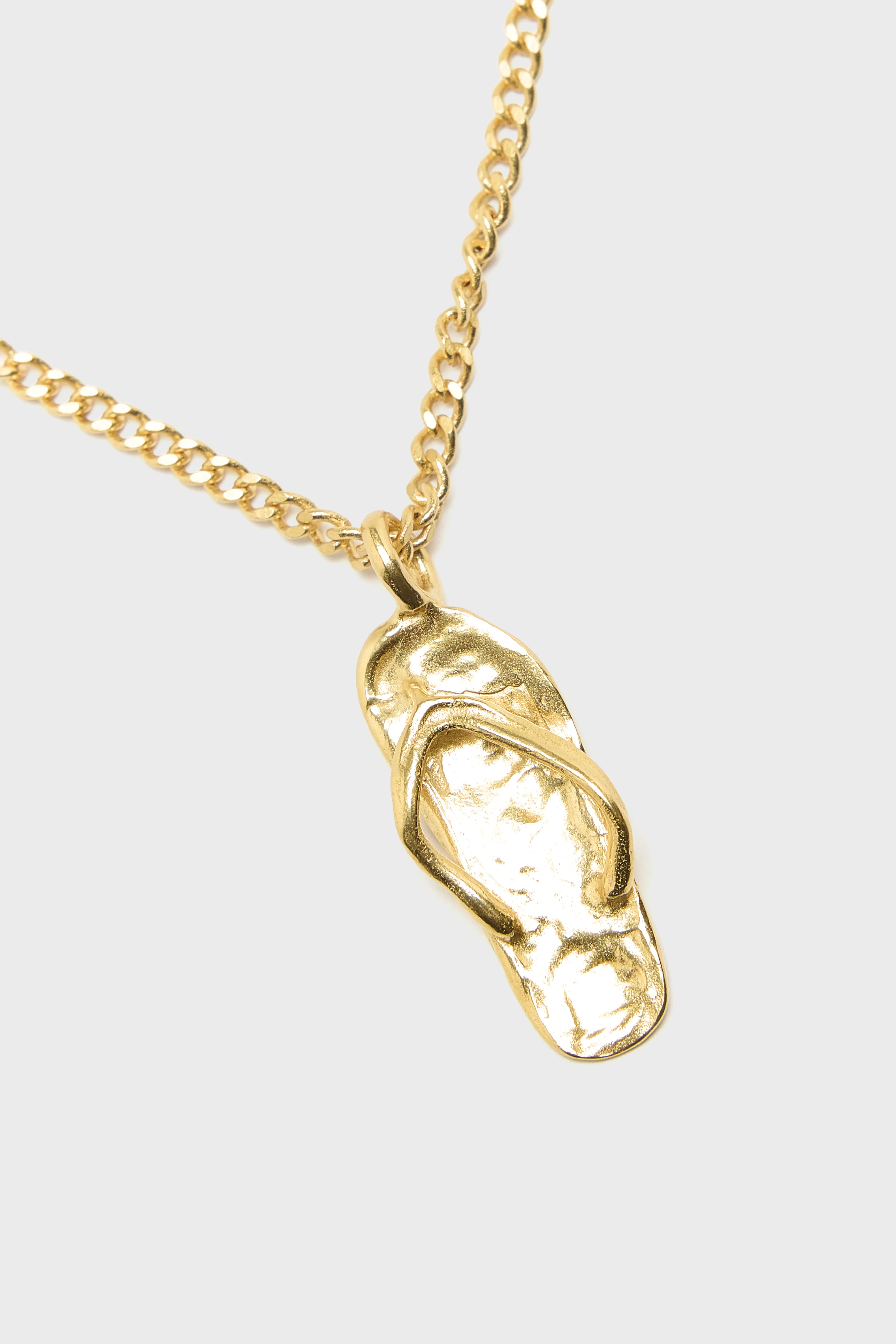 Chancla Necklace (261 / W / GOLD) - Image 3
