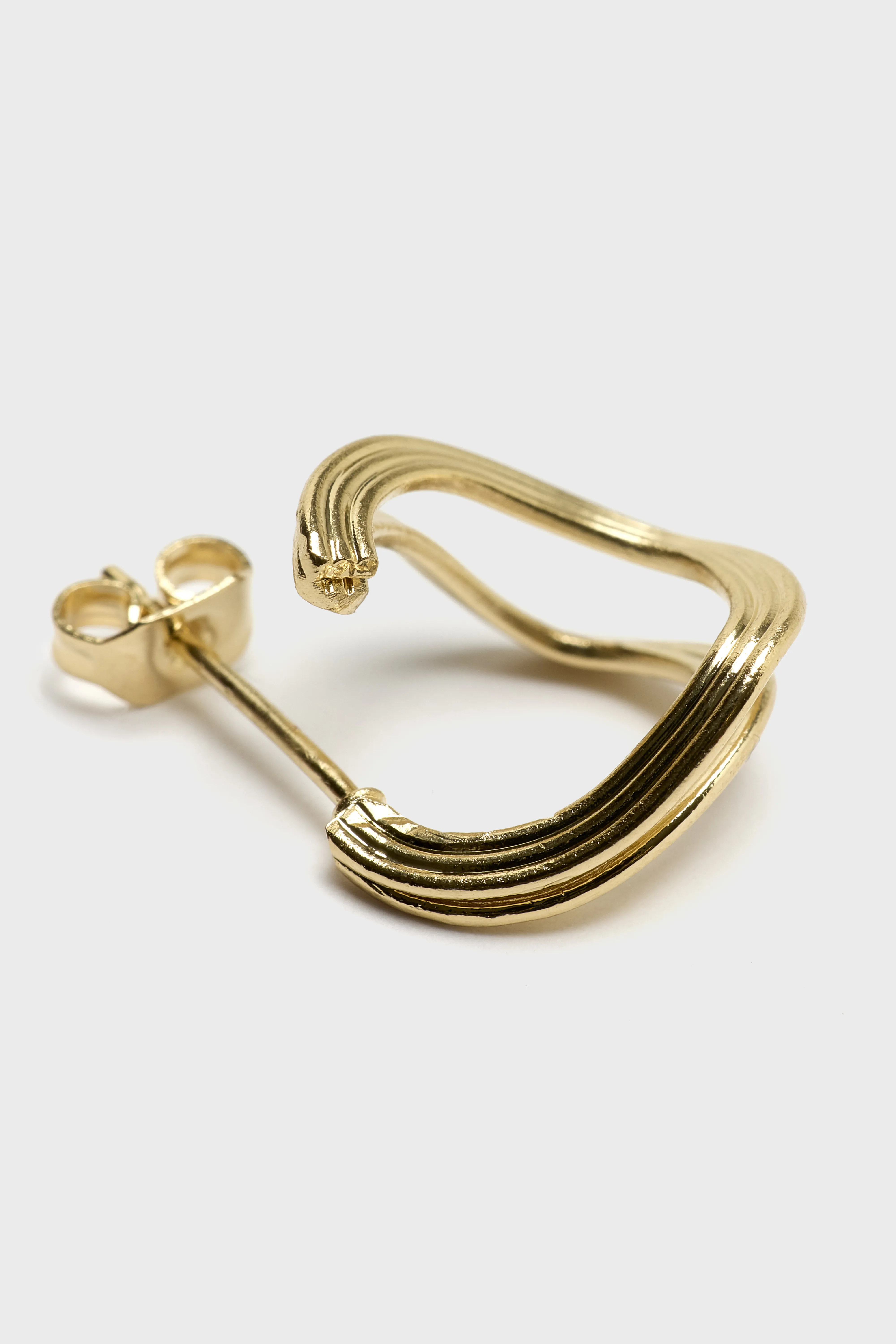 Destin Mismatched Earrings (261 / W / GOLD) - Image 4
