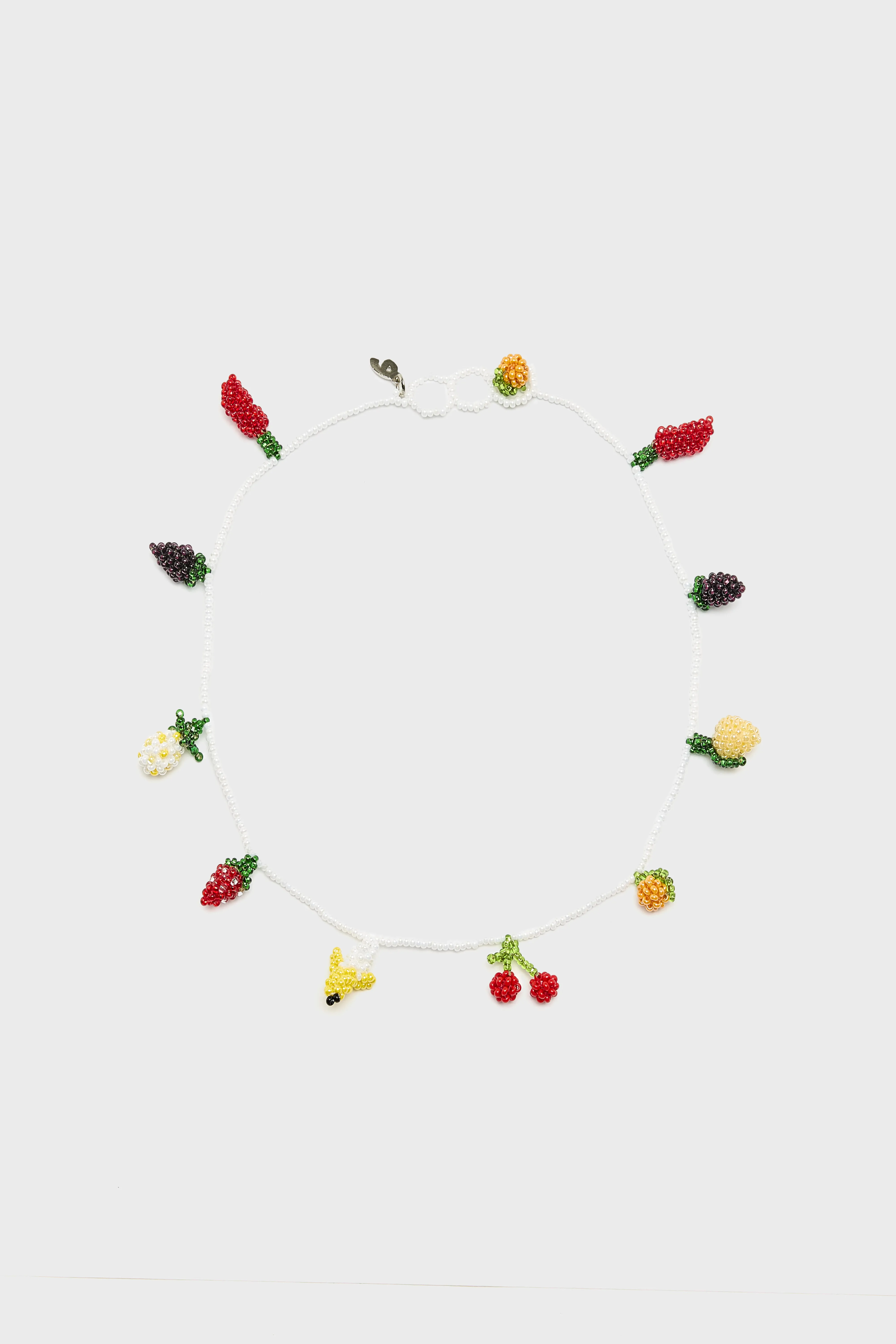 Fruit Salad Necklace  (261 / W / WHITE) - Image 2