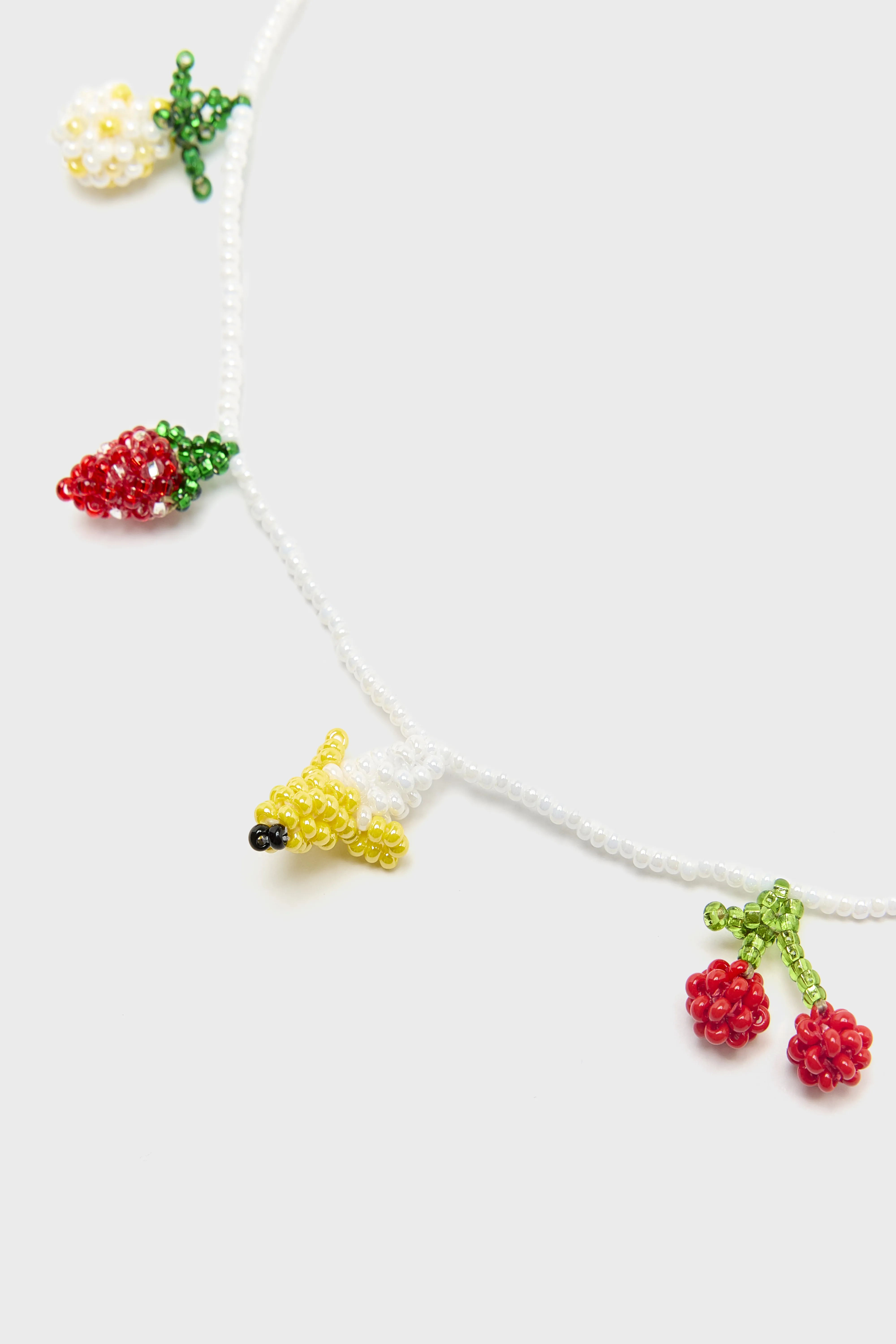 Fruit Salad Necklace  (261 / W / WHITE) - Image 3