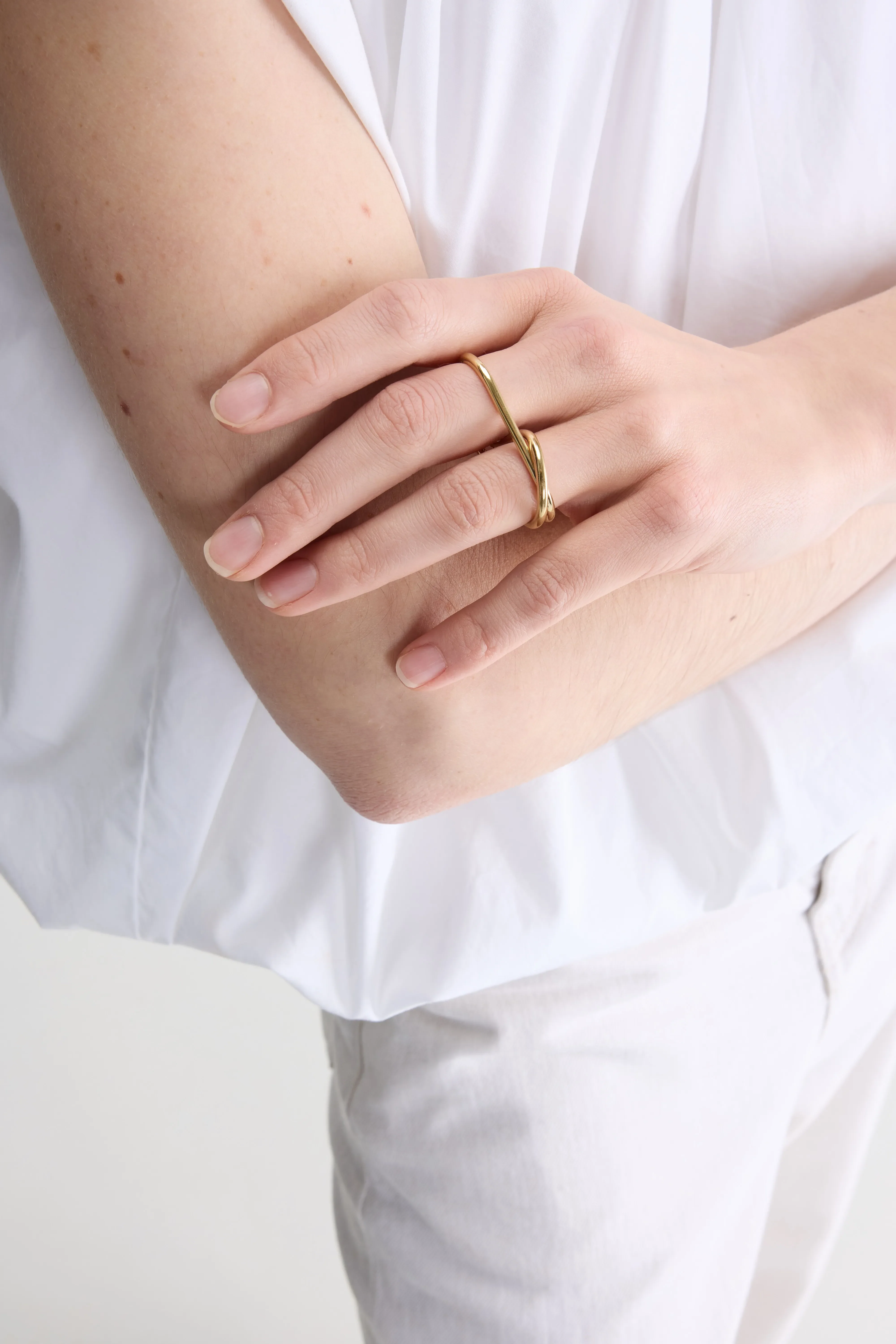 l'Audacieuse Double Ring  (261 / W / GOLD) - Image 3