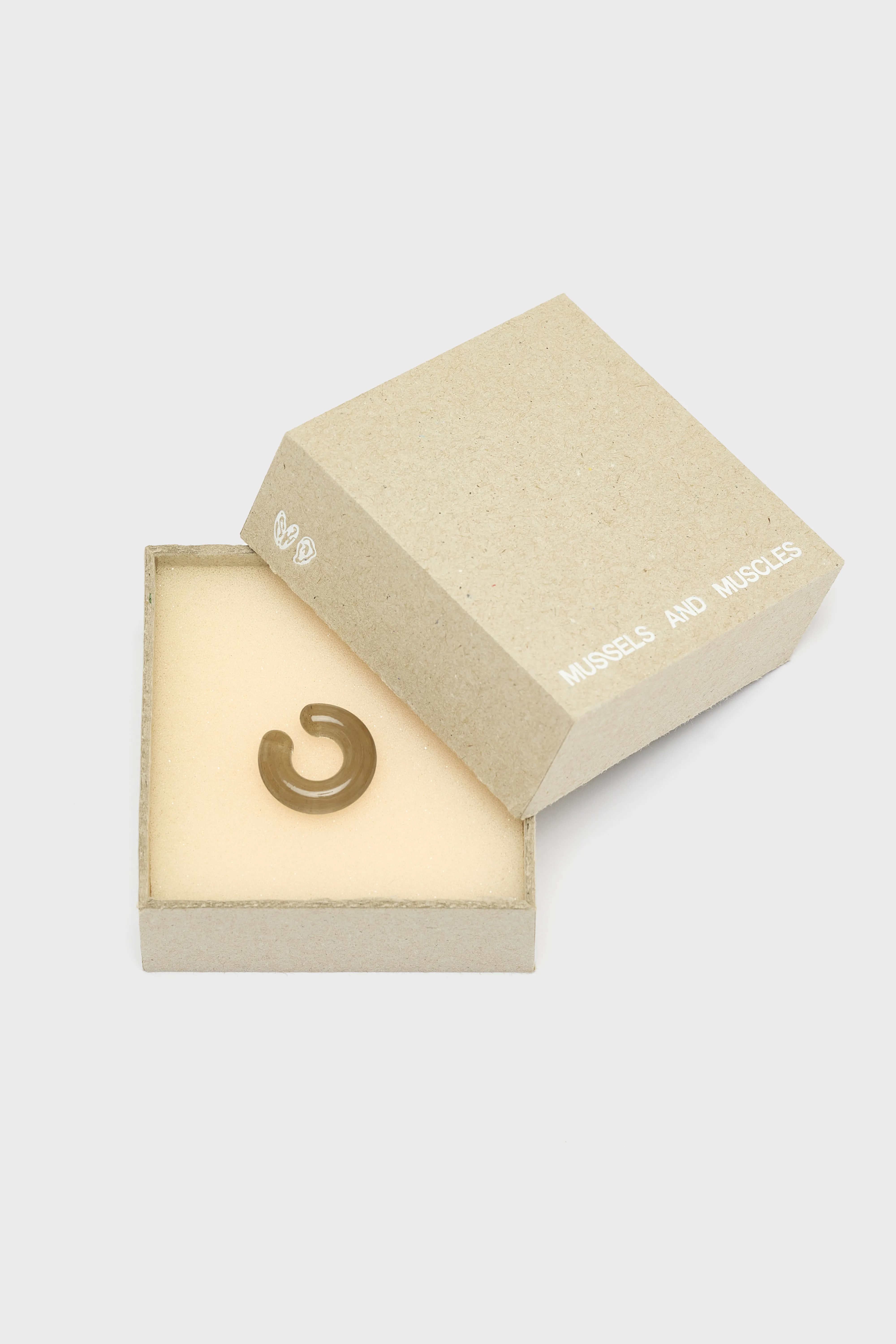 Small Luminous Earcuff  (252 / W / BROWN) - Image 4