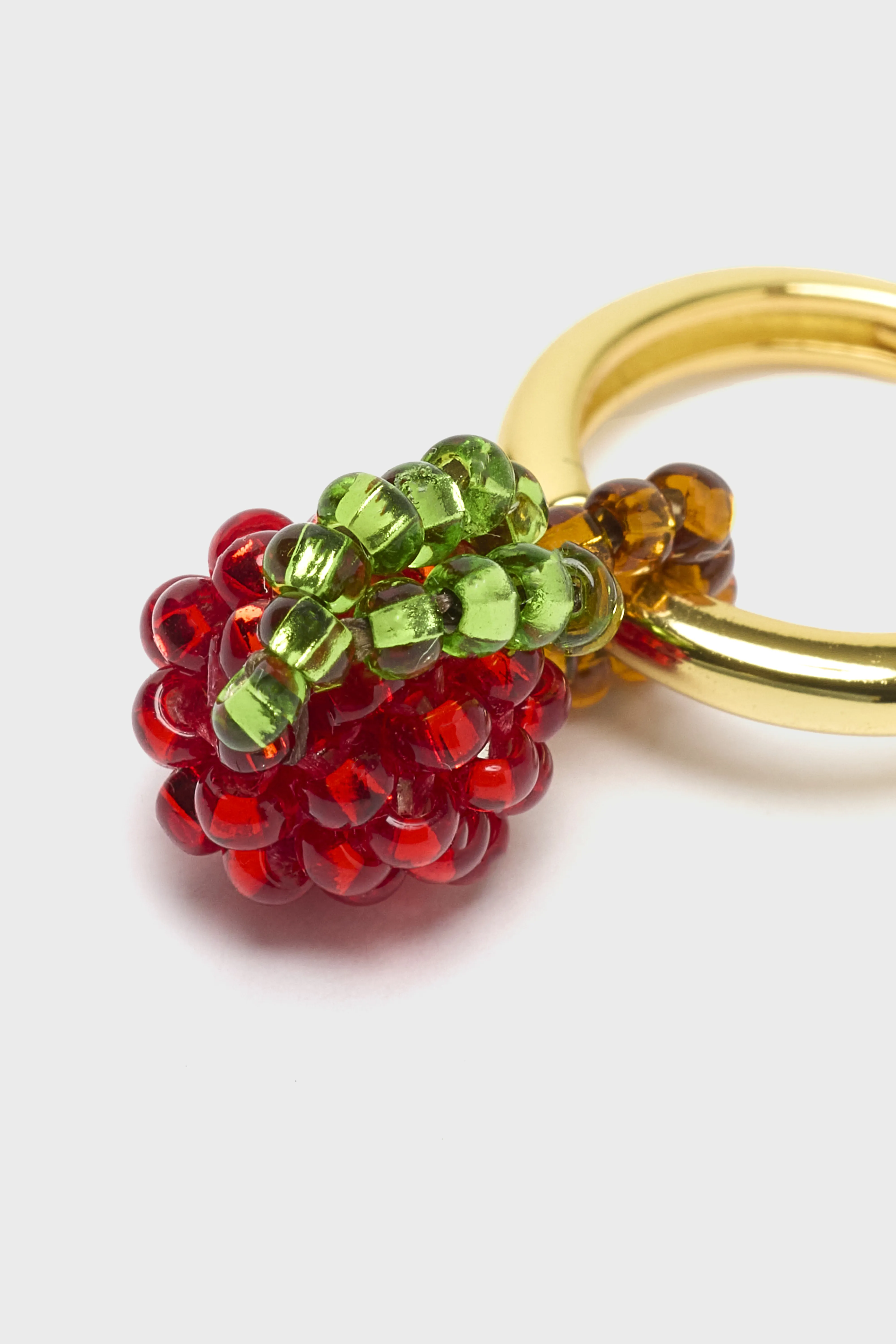 Mini Apple Earring  (261 / W / GOLD) - Image 3