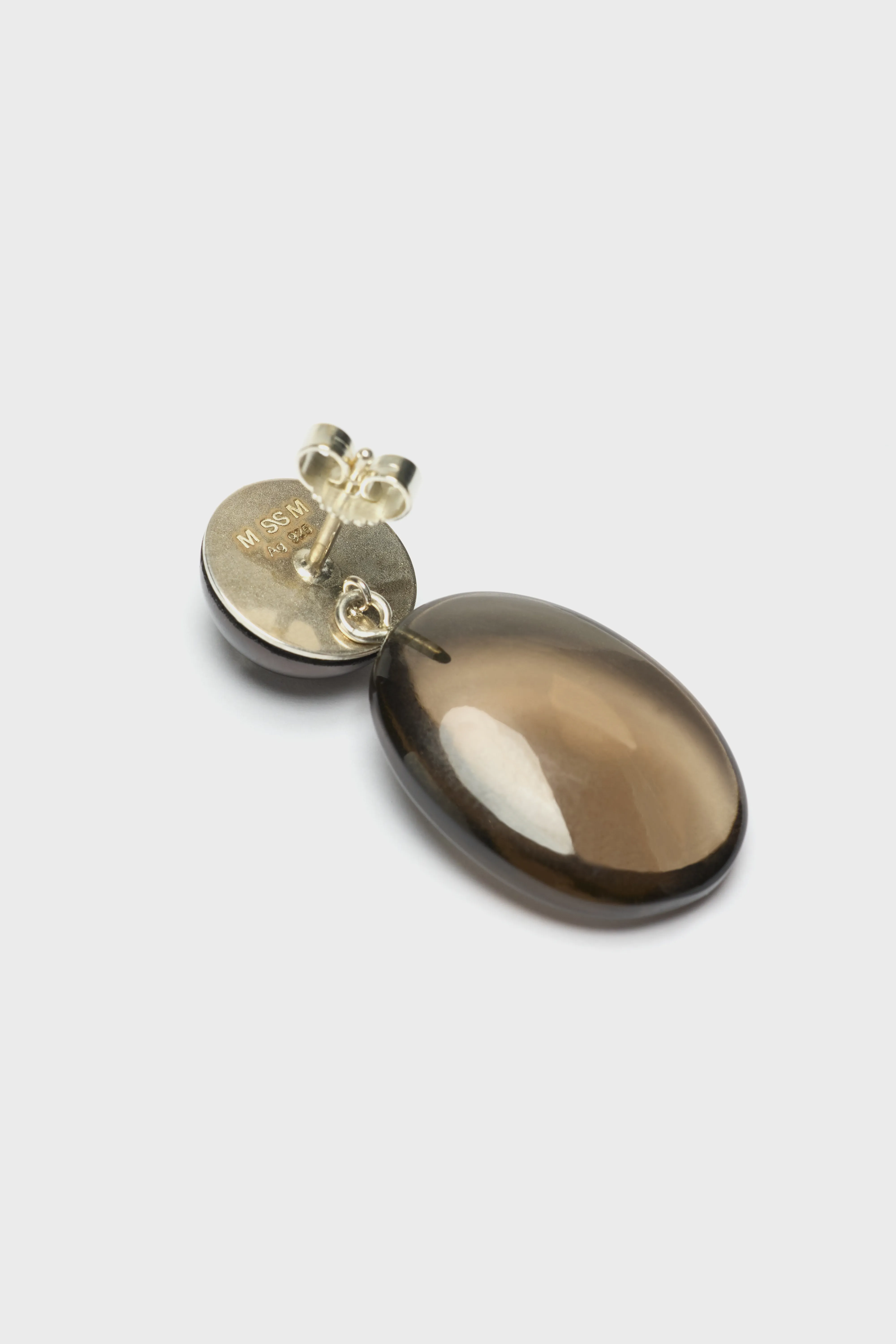 Smokey Pebbles Earrings  (252 / W / BROWN) - Image 3