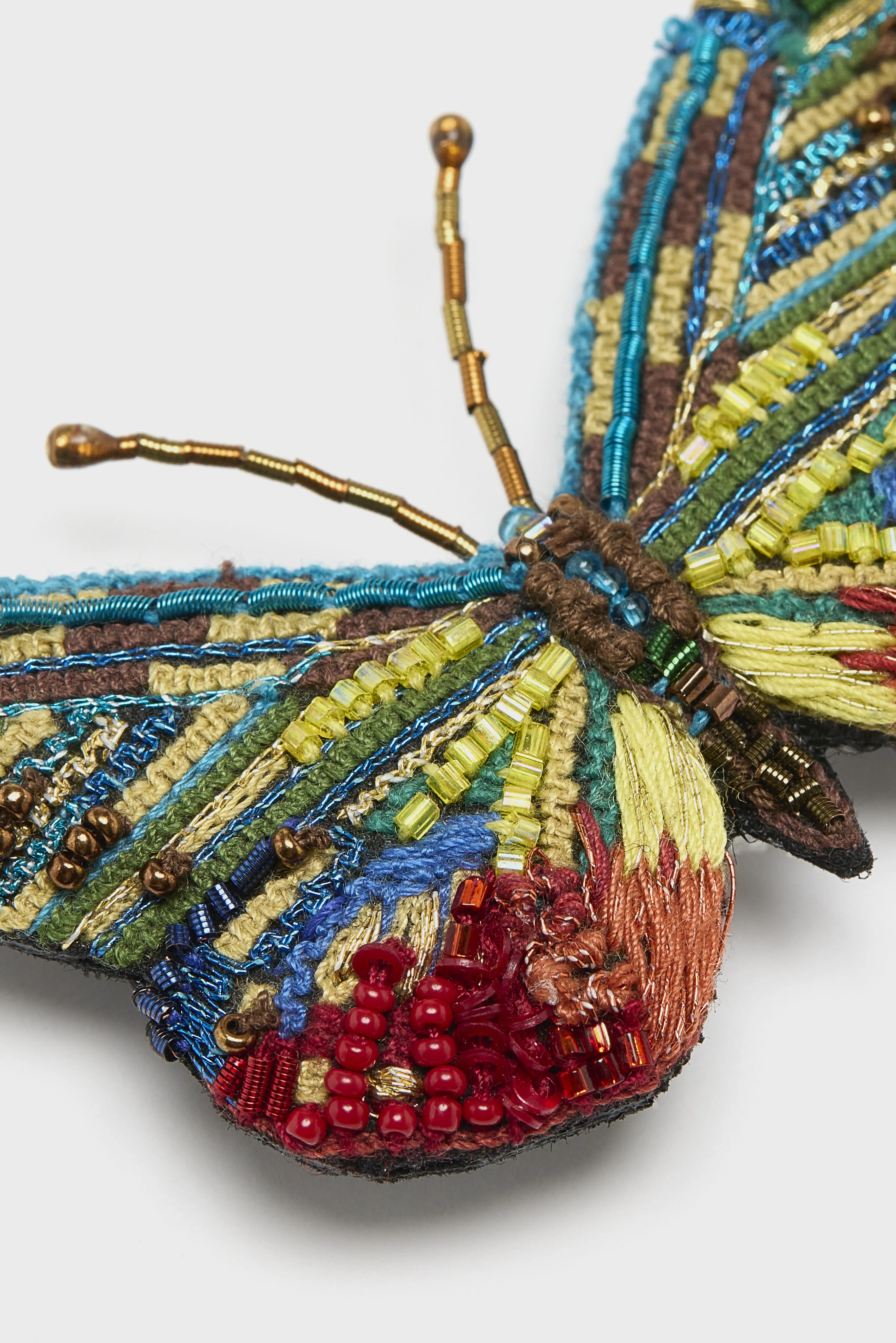 Cepora Butterfly Brooch Pin (261 / W / MULTICOLOR) - Image 4