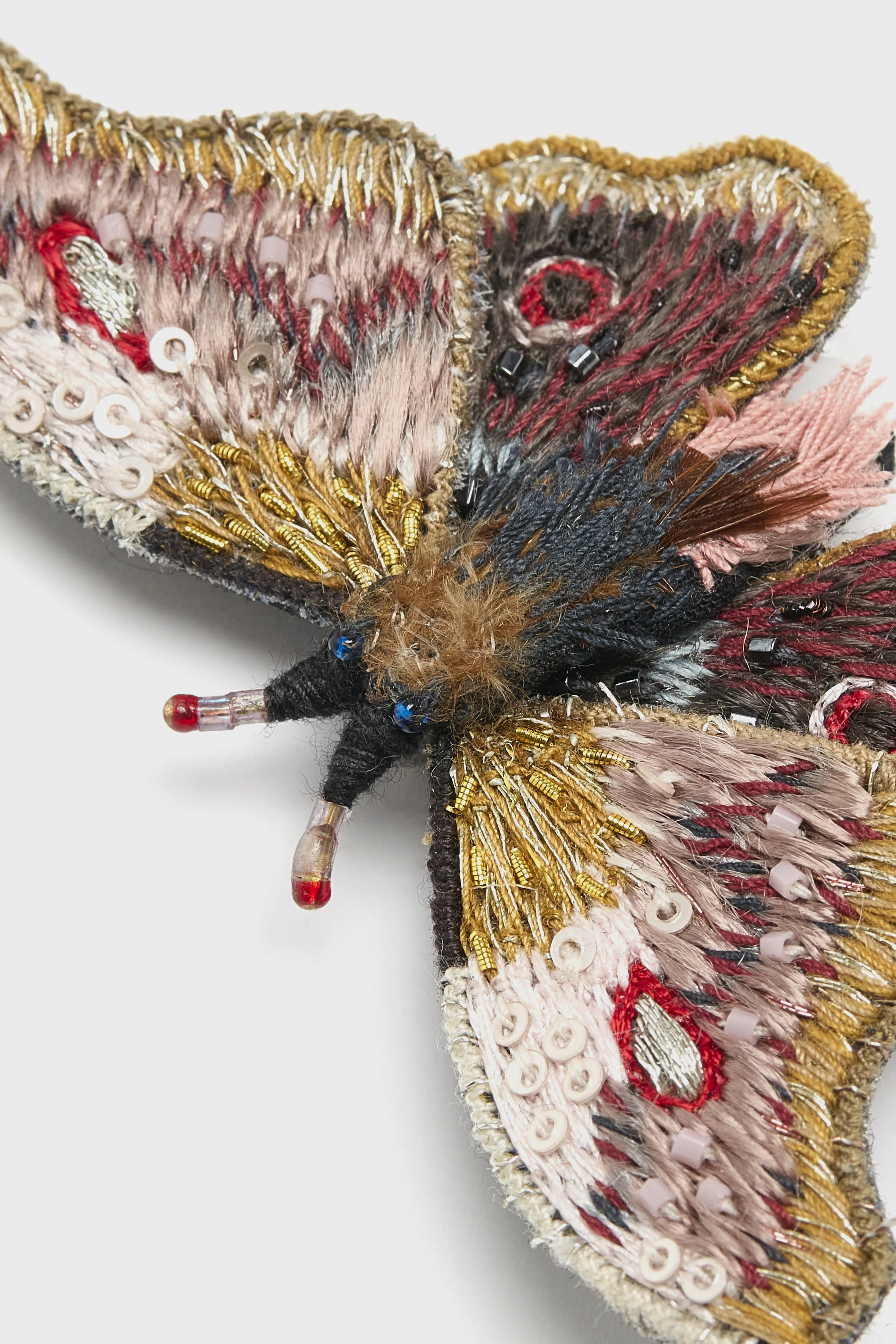 Emperor Mopane Moth Brooch Pin  (261 / W / MULTICOLOR) - Image 4