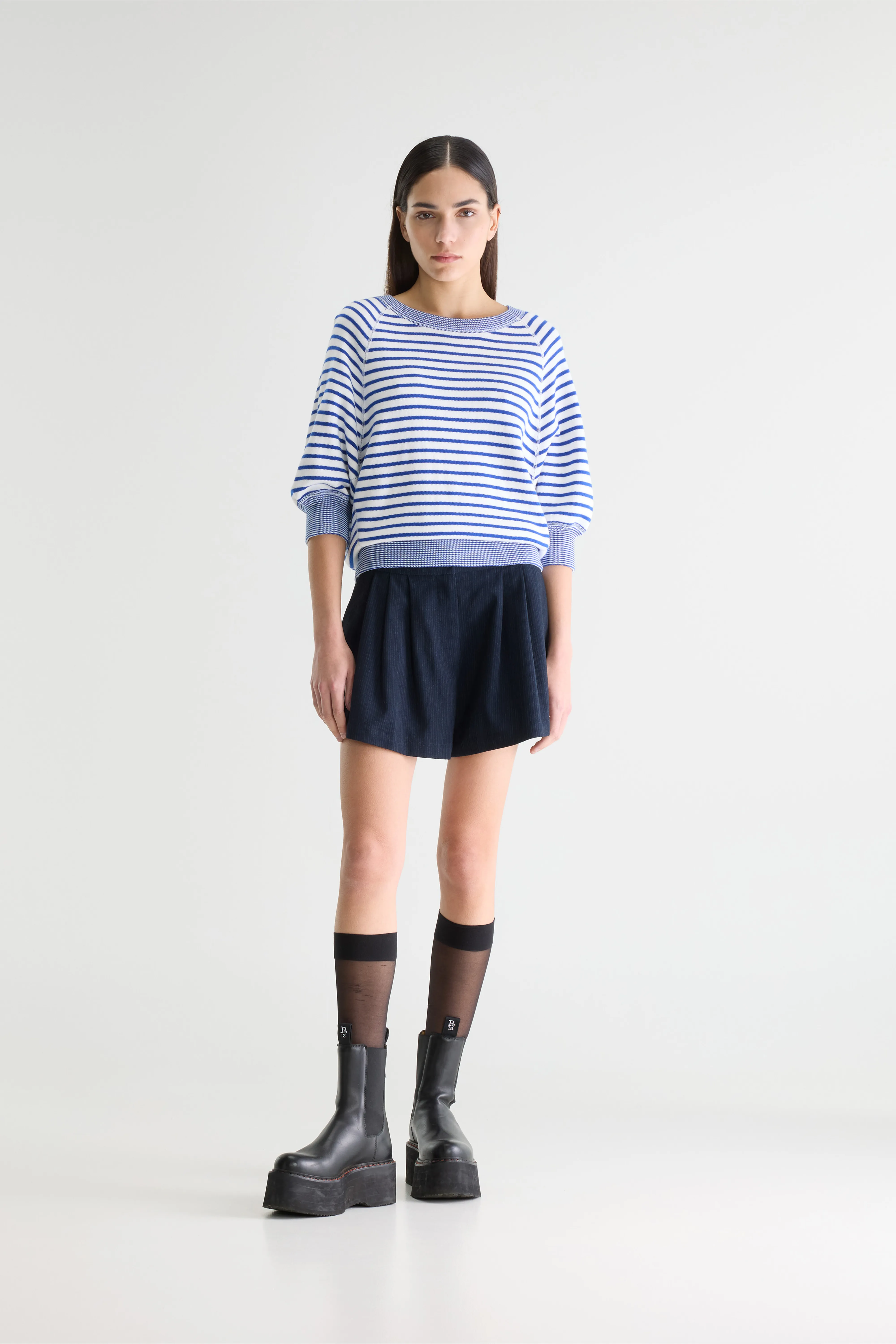 Anglet striped crewneck sweater (252 / W / STRIPE A) - Image 3