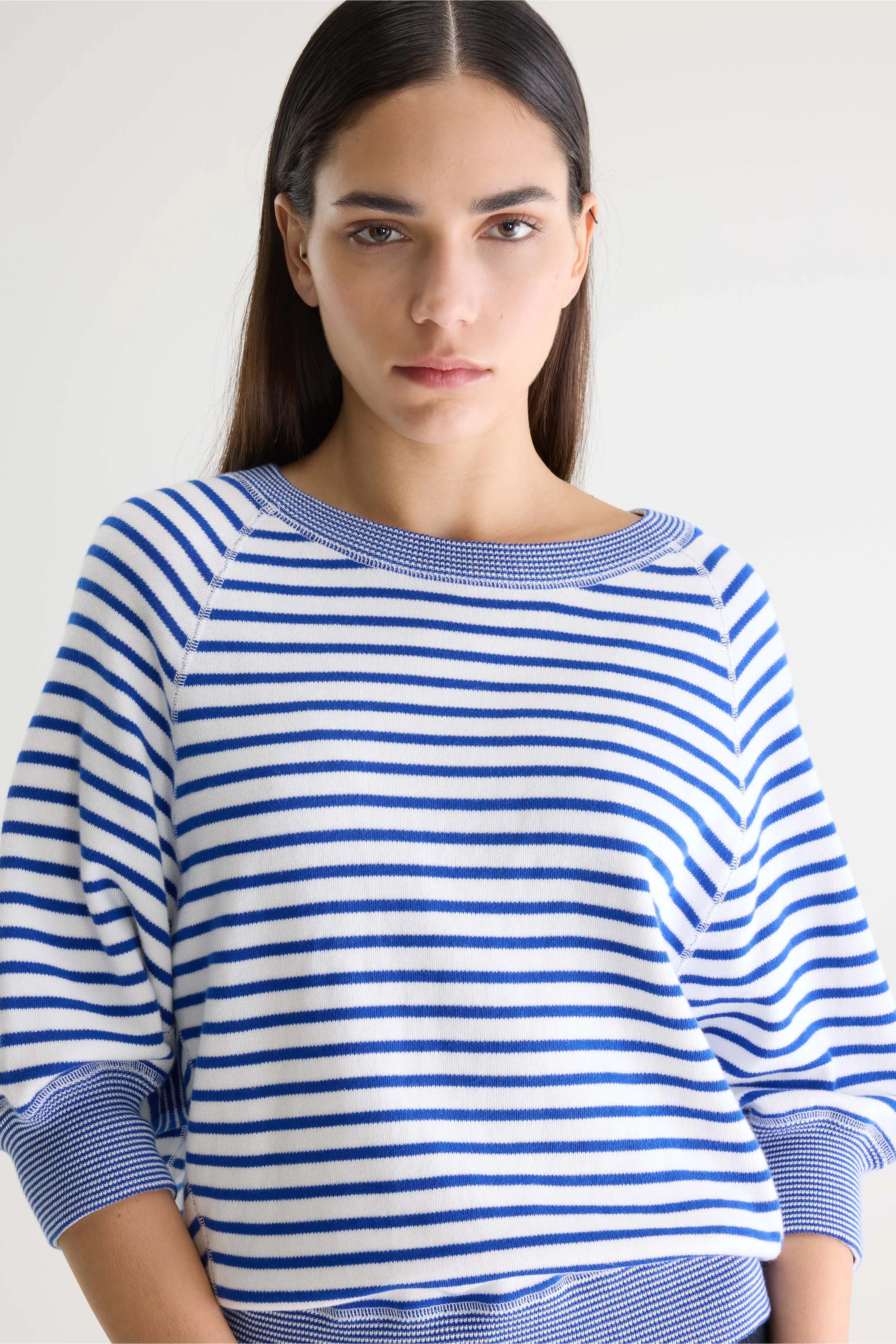 Anglet striped crewneck sweater (252 / W / STRIPE A) - Image 5