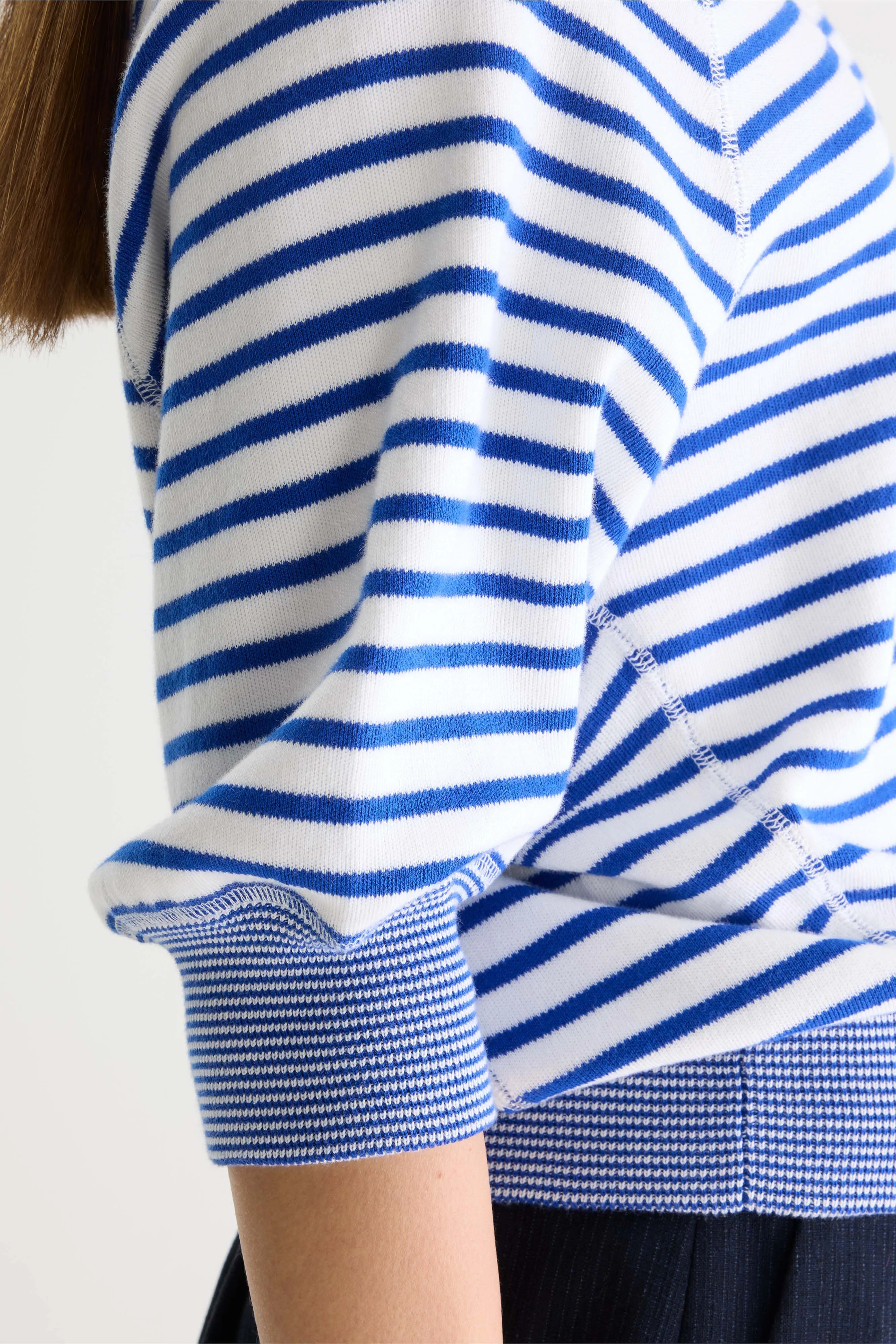 Anglet striped crewneck sweater (252 / W / STRIPE A) - Image 6