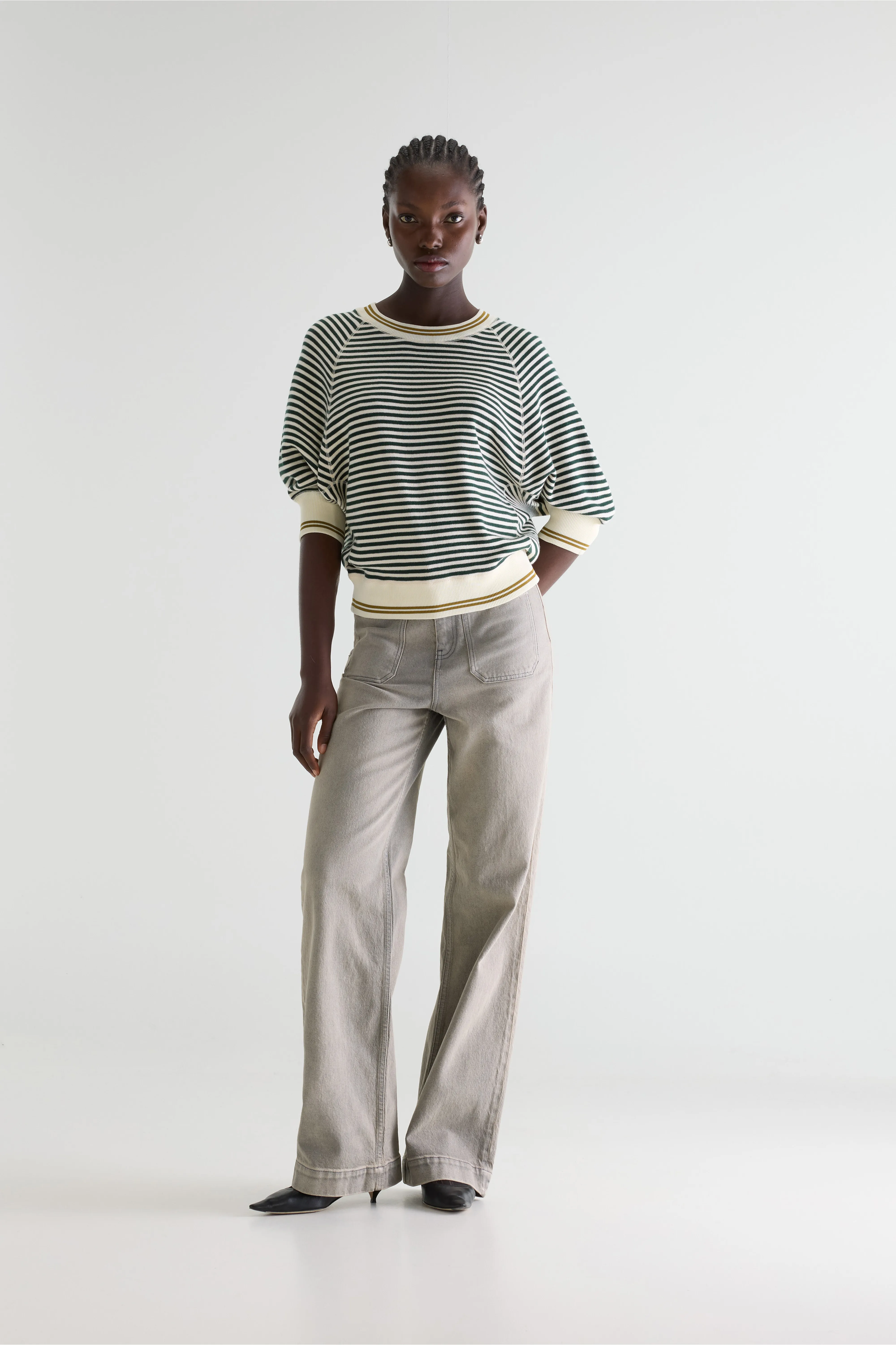 Anglet crewneck sweater (261 / W / STRIPE A) - Image 3