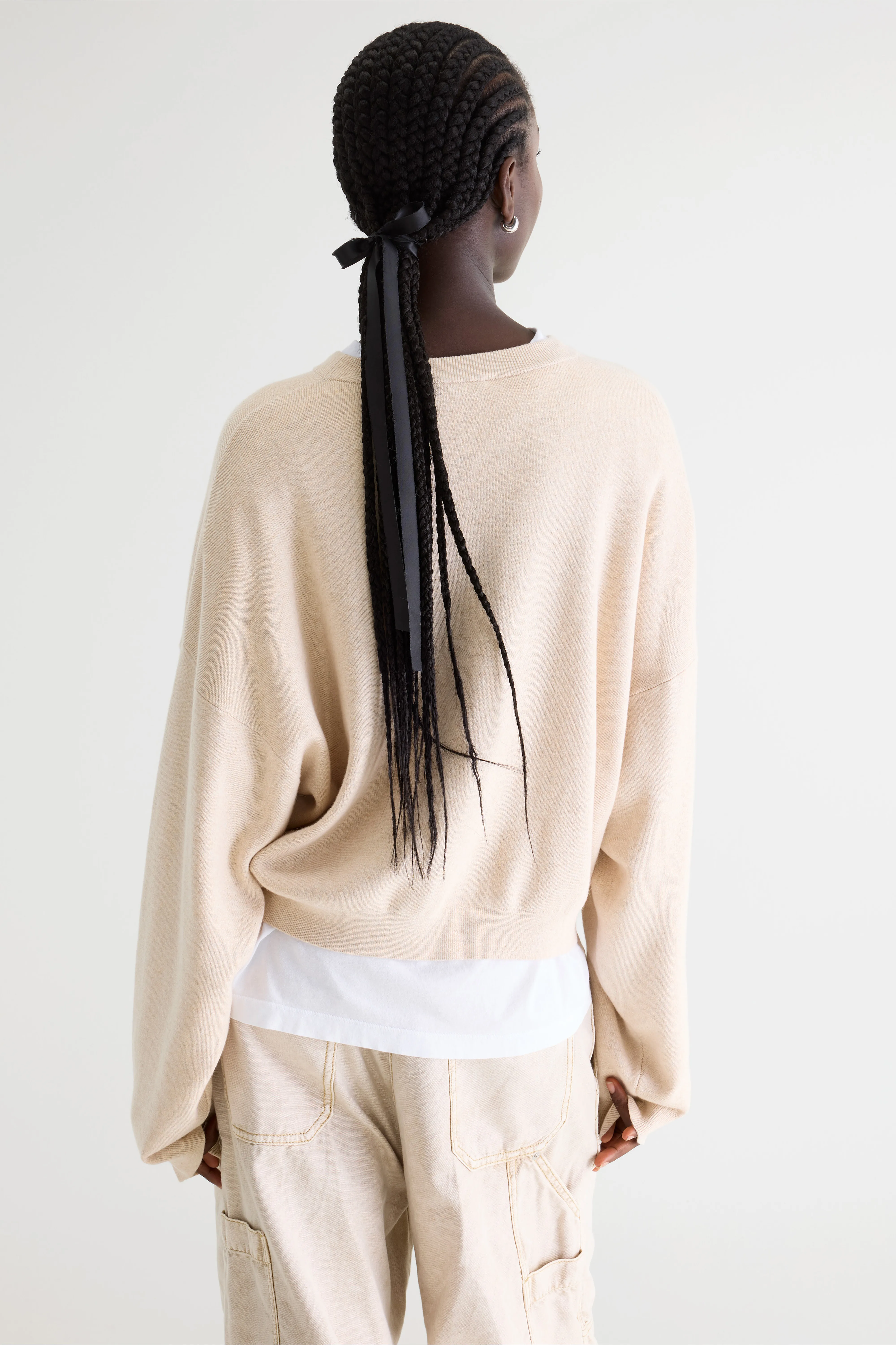 Angum relaxed sweater (261 / W / OATMEAL) - Image 4