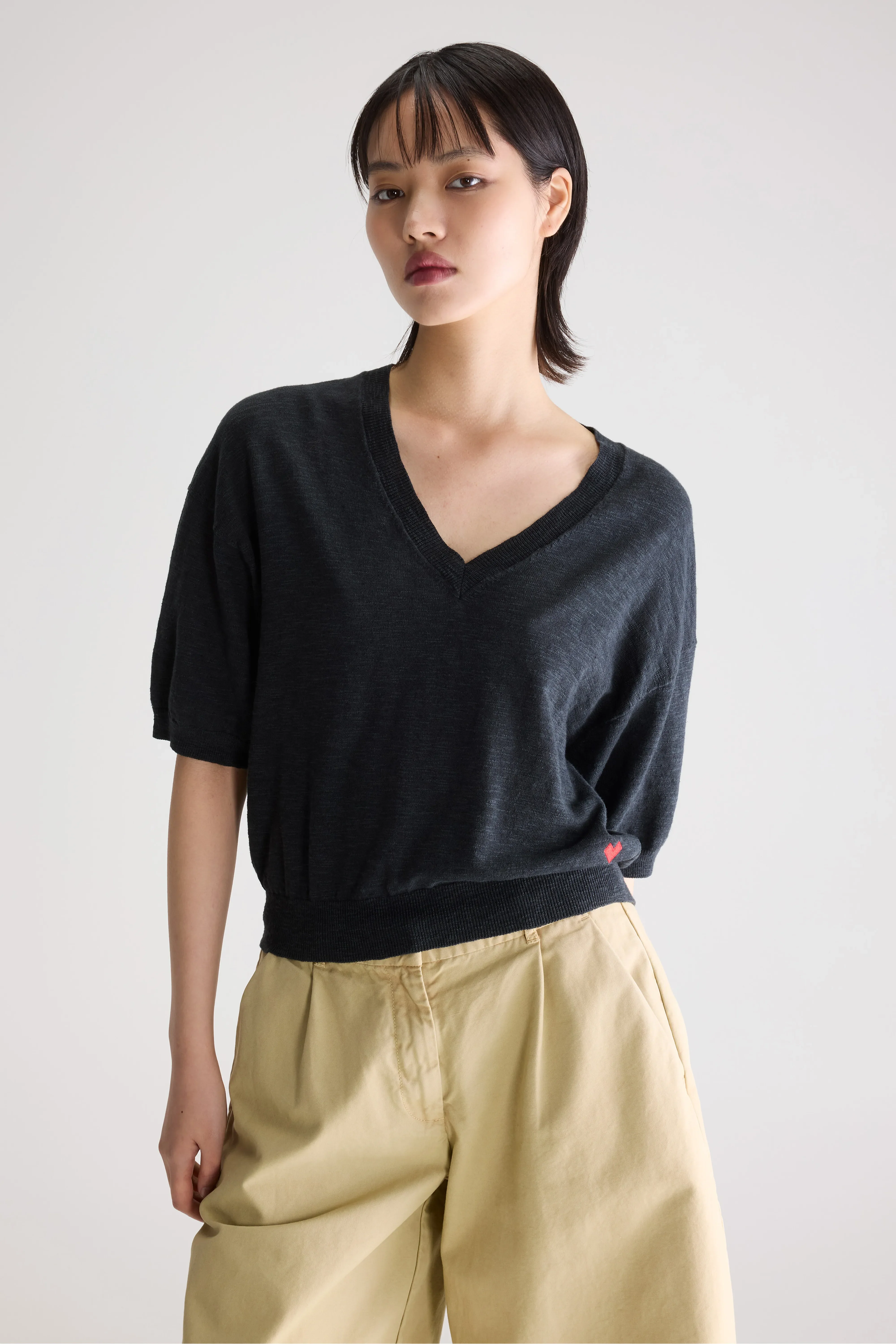 Dadif v-neck sweater (261 / W / PIRATE) - Image 2