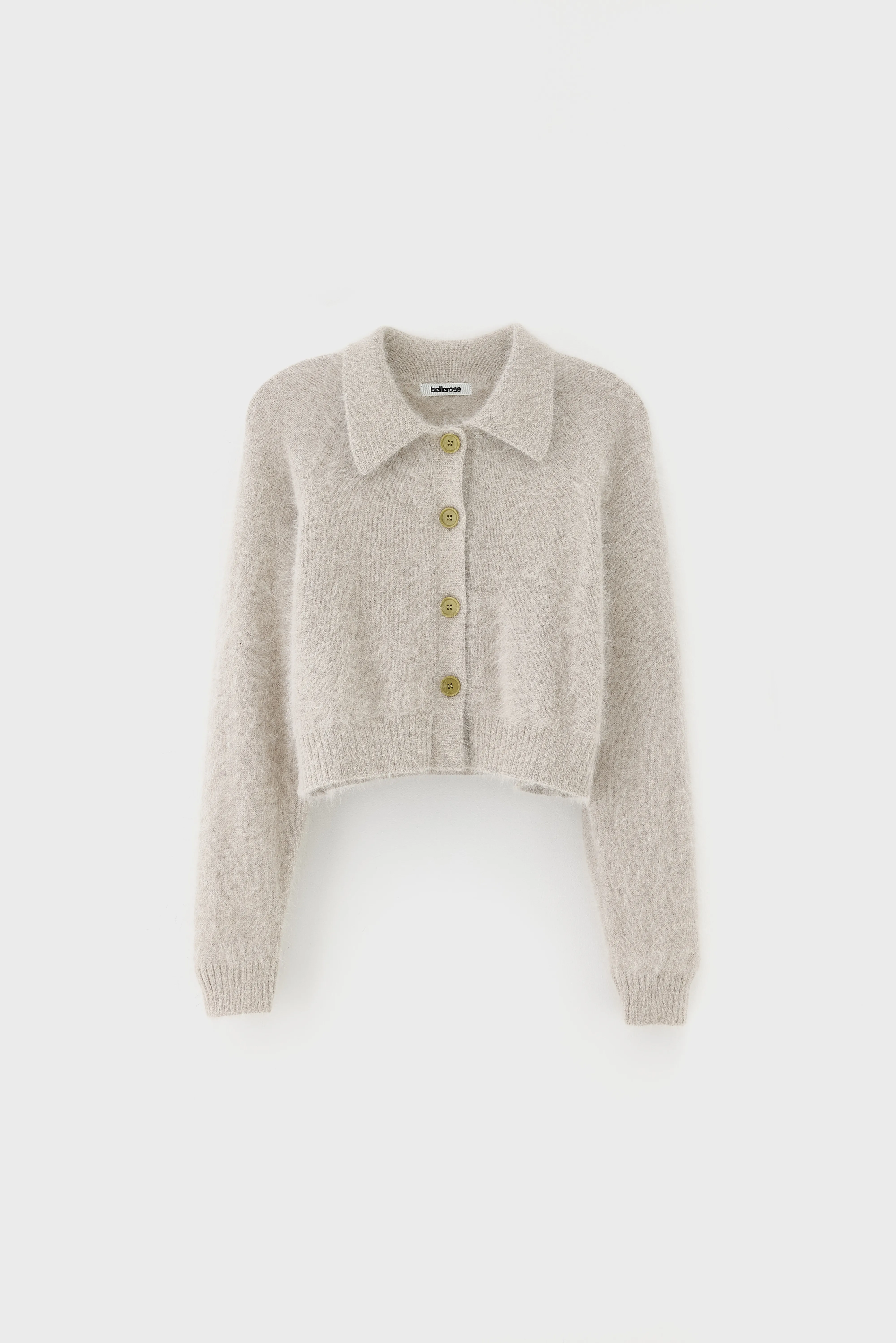 Datco angora-blend cardigan (261 / W / LIGHT GREY) - Image 7