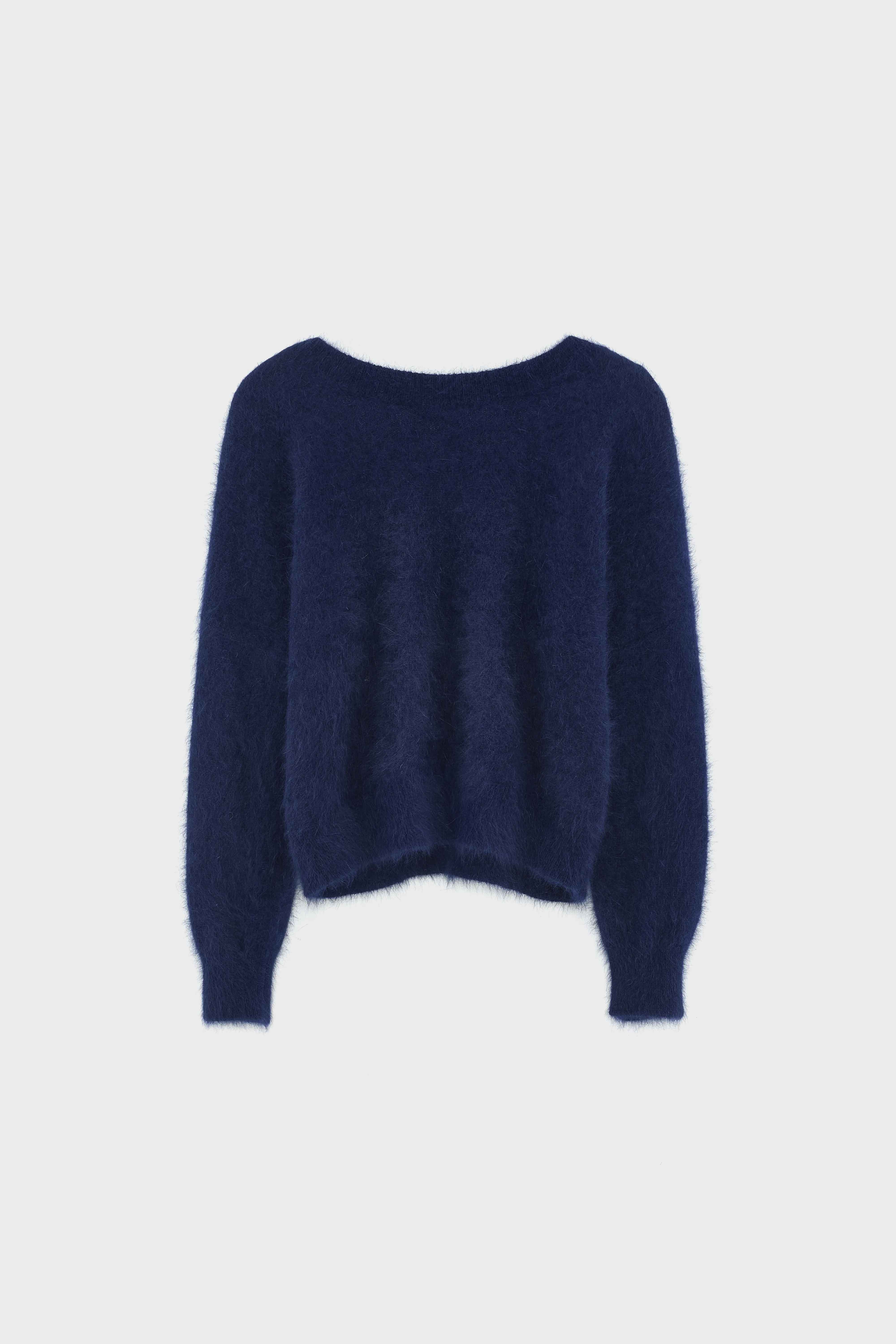 Datev angora-blend navy blue sweater (252 / W / NAVY) - Image 7