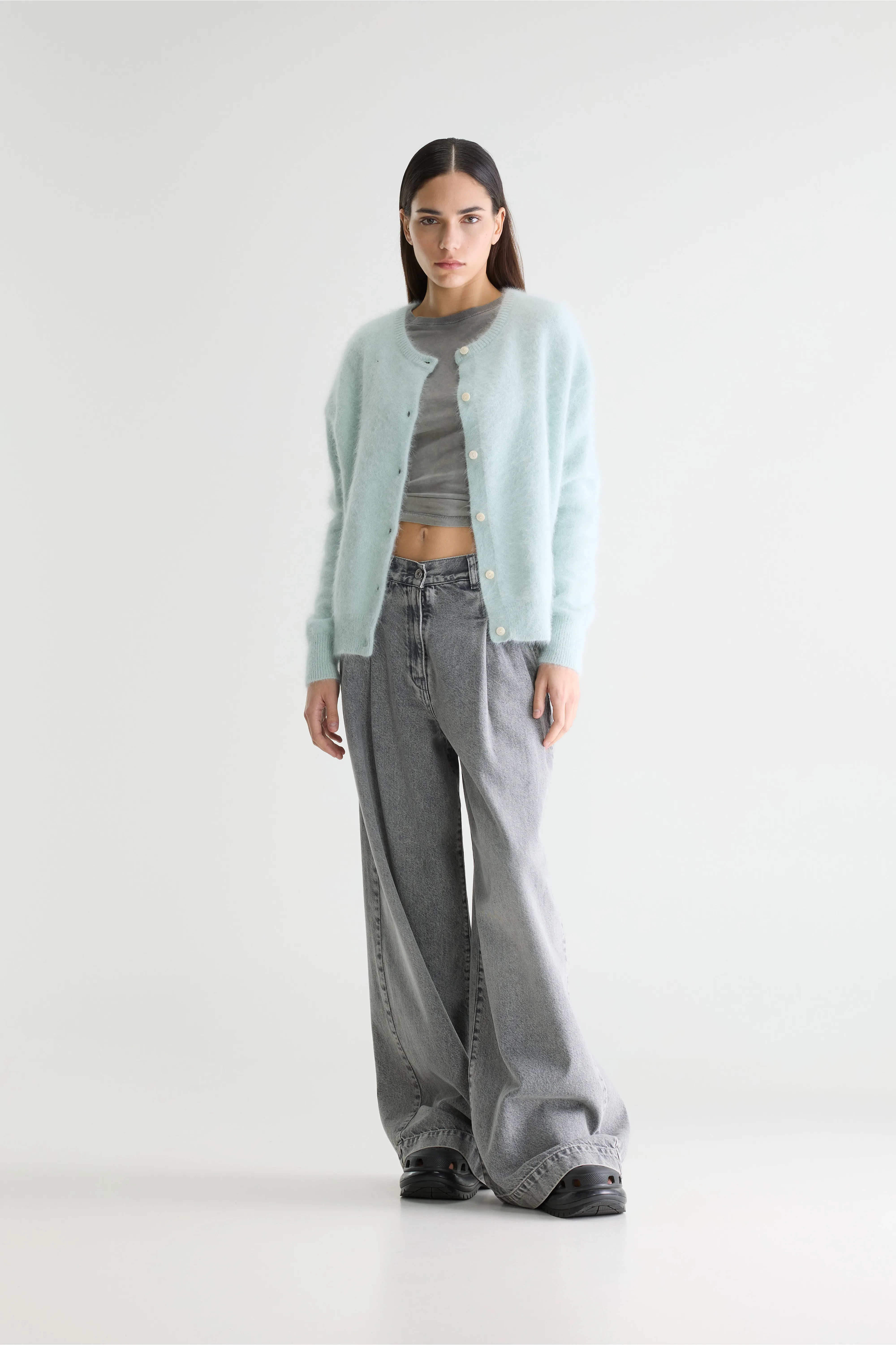 Dathan angora-blend cardigan (261 / W / ICE) - Image 3