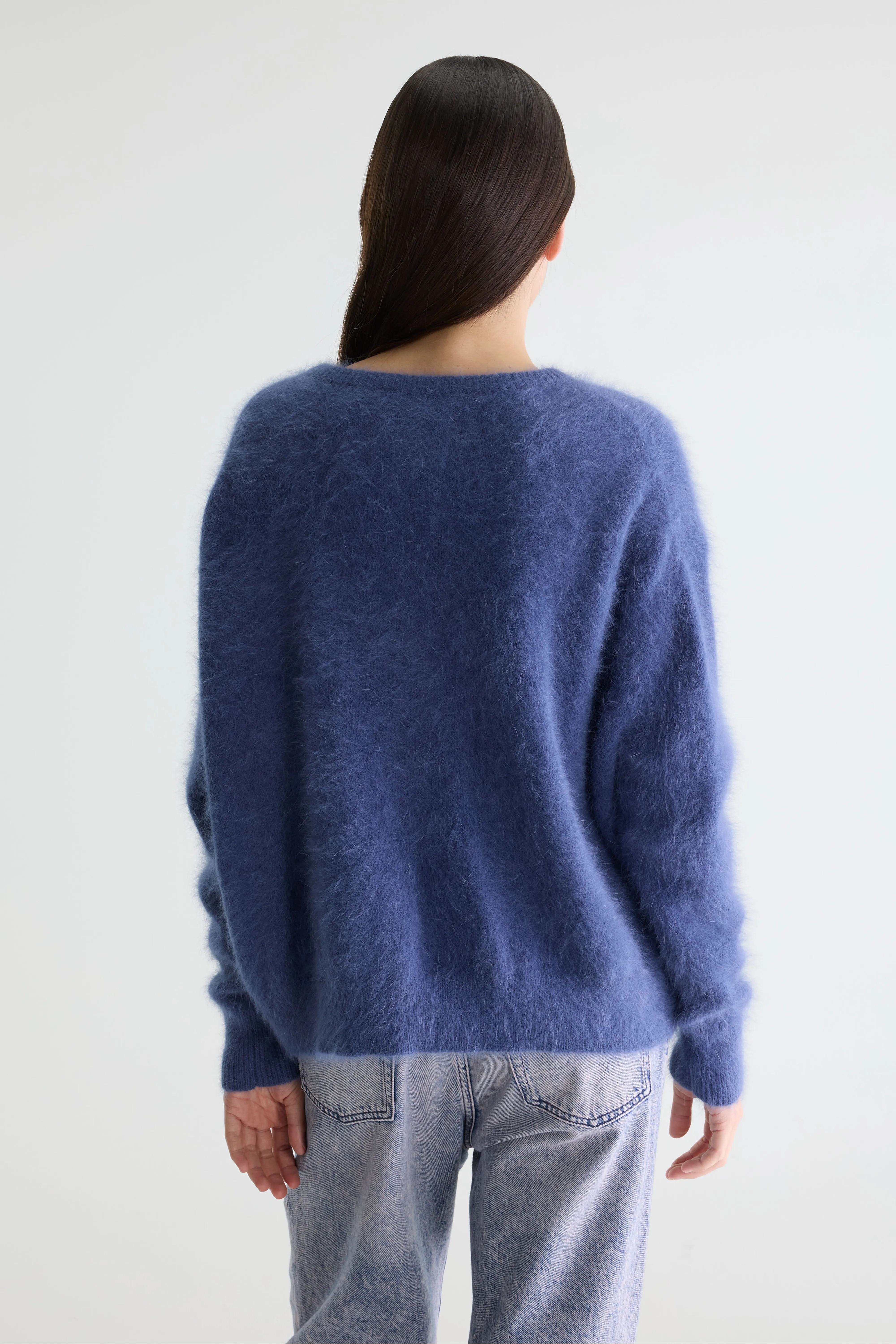Dathan angora-blend cardigan (261 / W / STORM) - Image 4