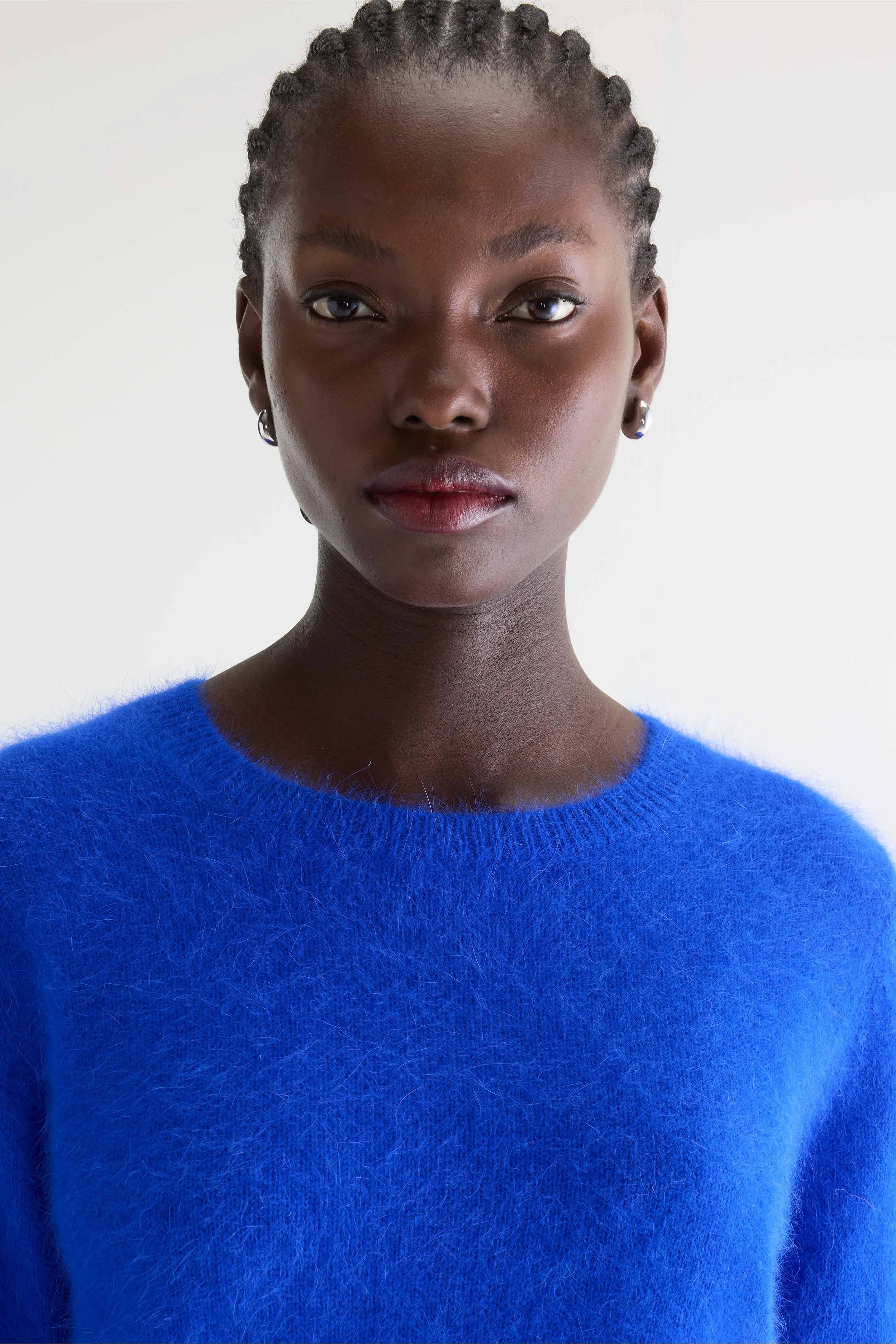 Datti angora-blend lazuli blue sweater (252 / W / LAZULI) - Image 5