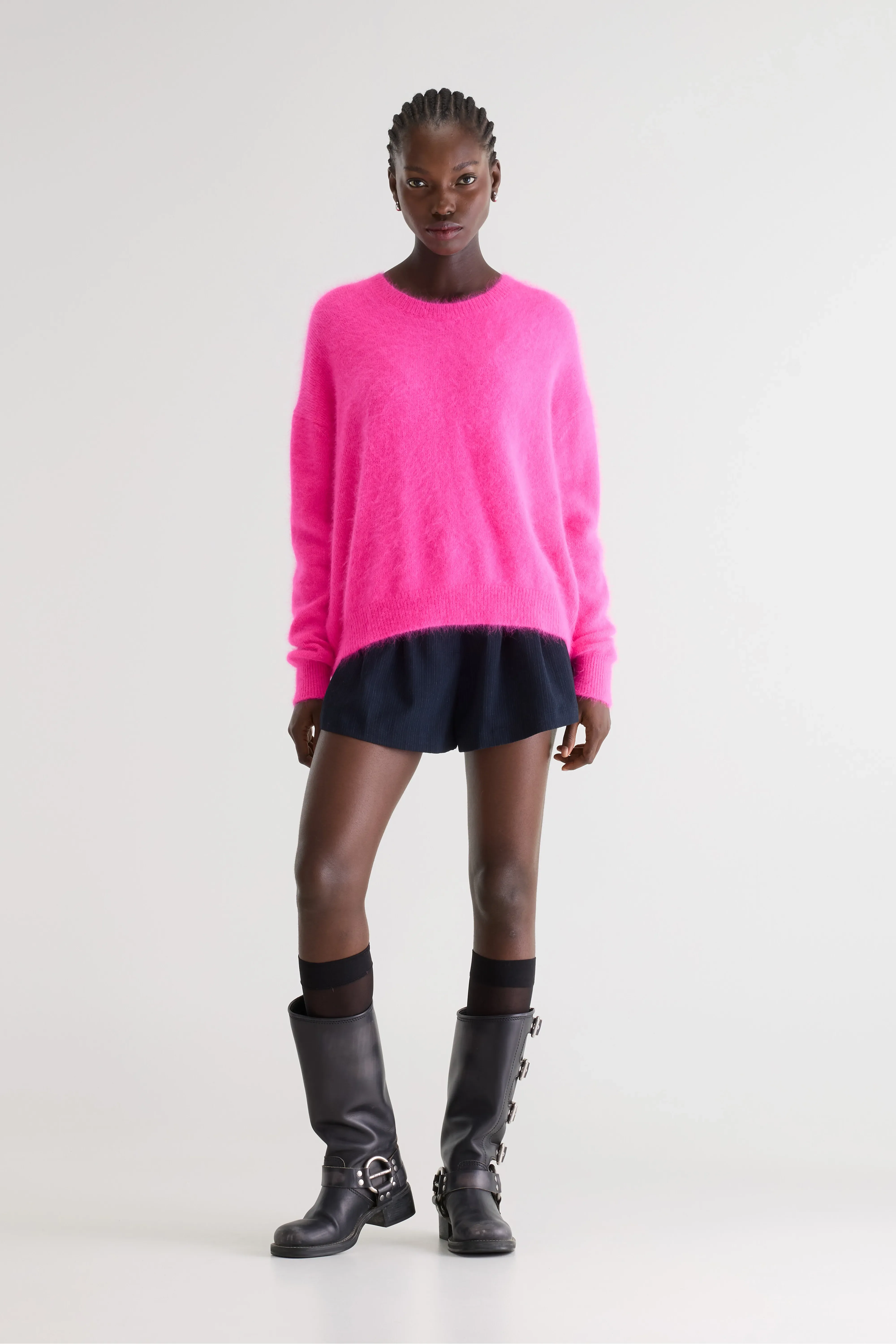 Datus angora-blend sweater (261 / W / FLUO PINK) - Image 3