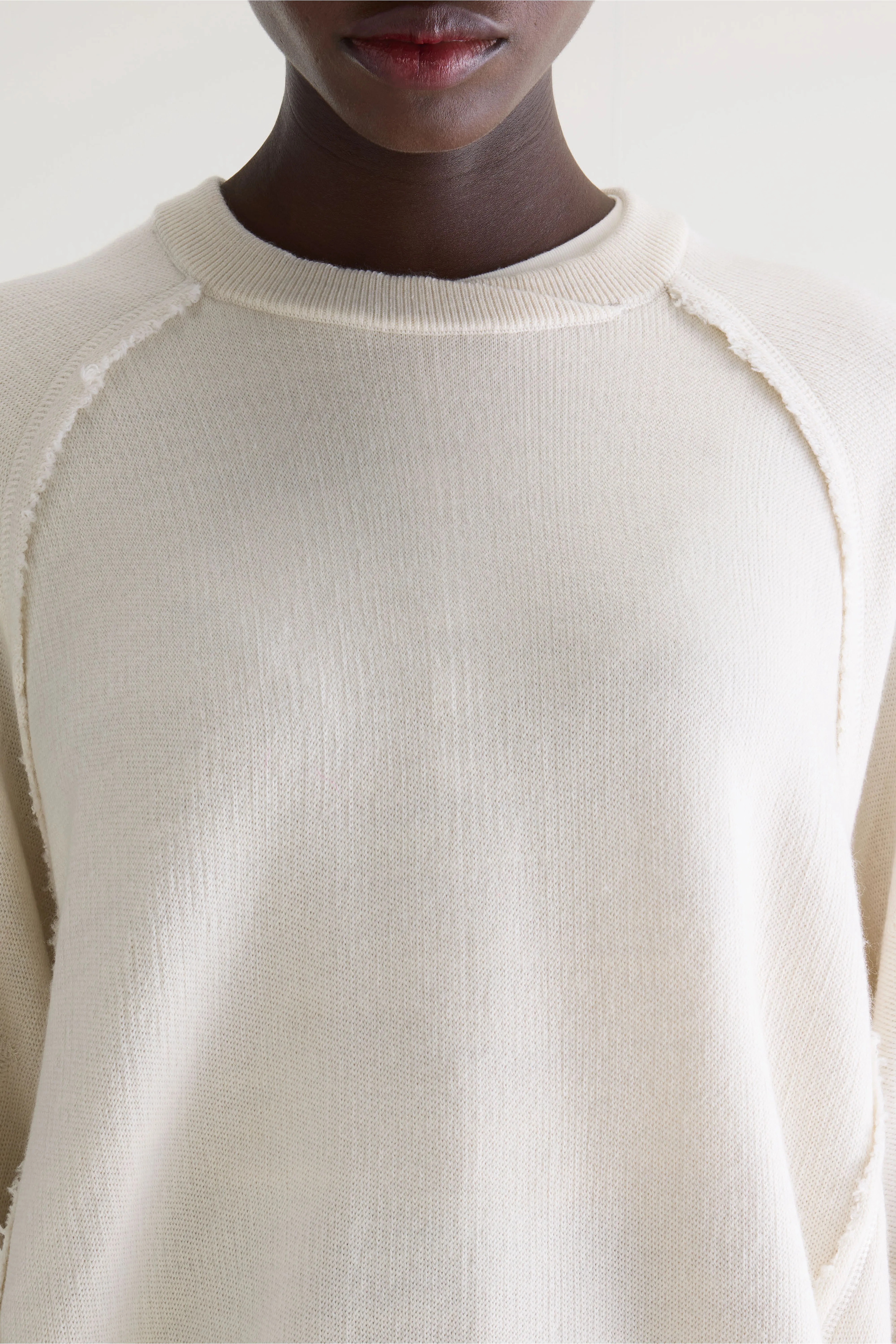 Deno crewneck sweater (261 / W / OYSTER) - Image 6