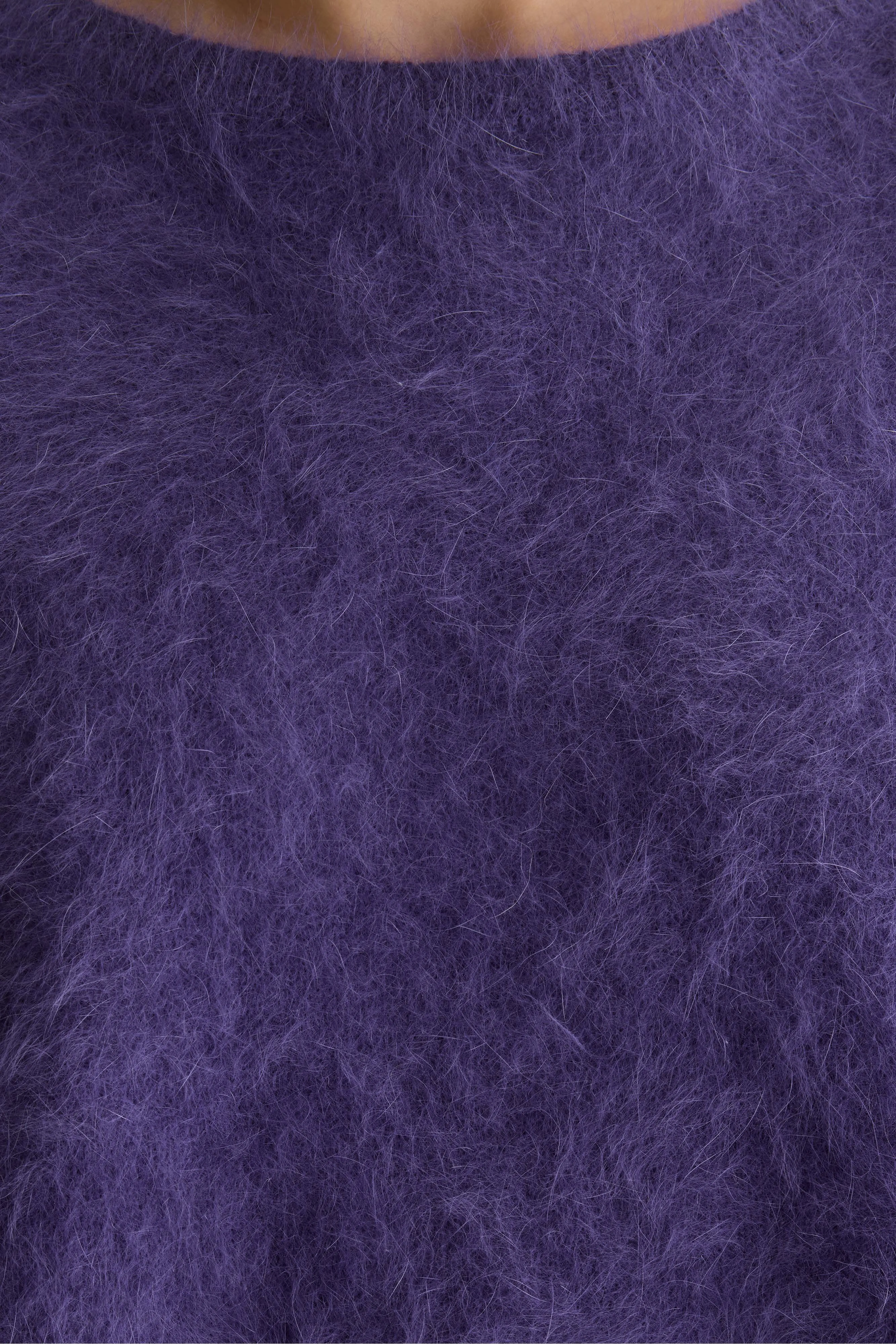 Dime angora-blend sweater (261 / W / GRAPE) - Image 6