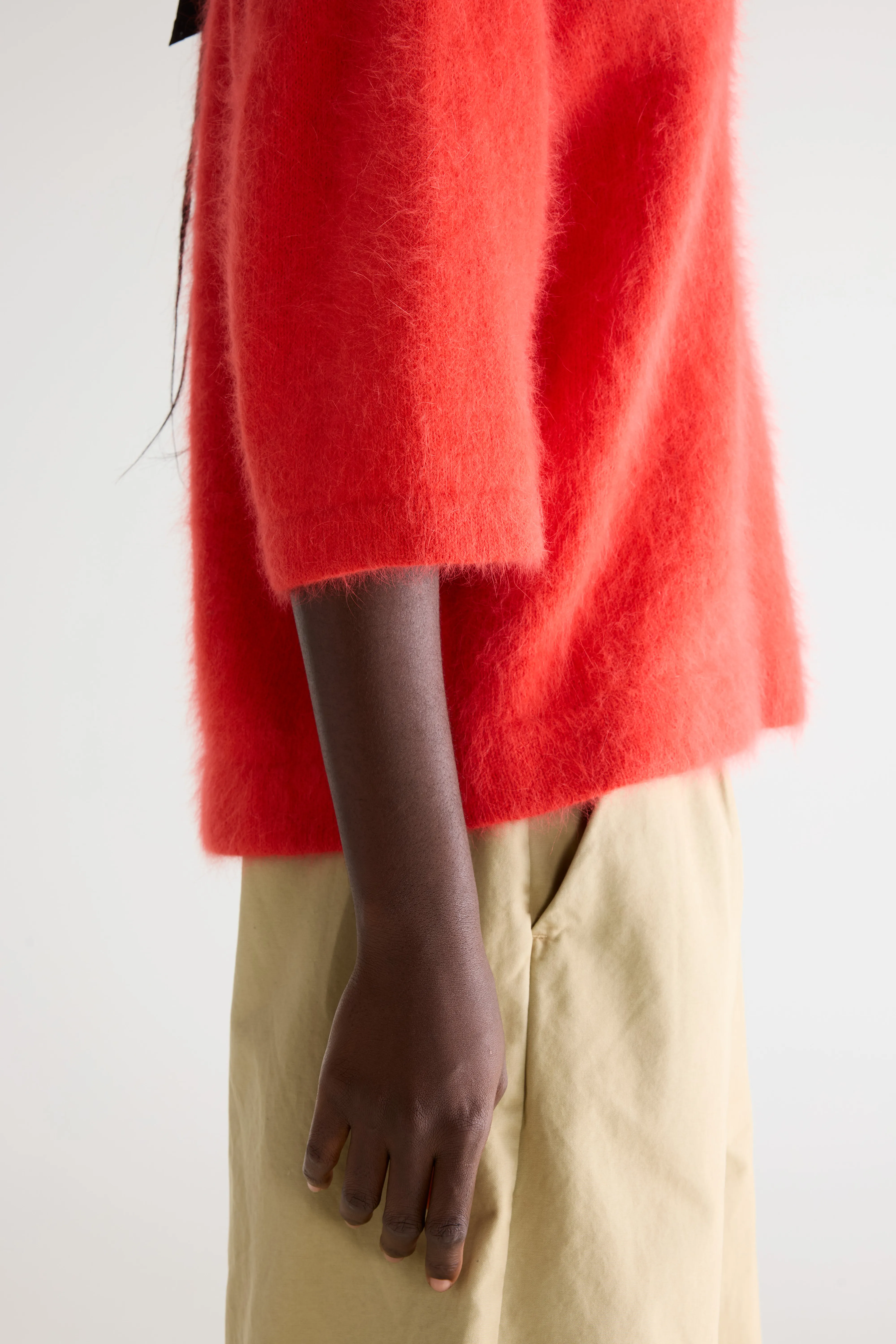 Dime angora-blend sweater (261 / W / SALSA) - Image 6