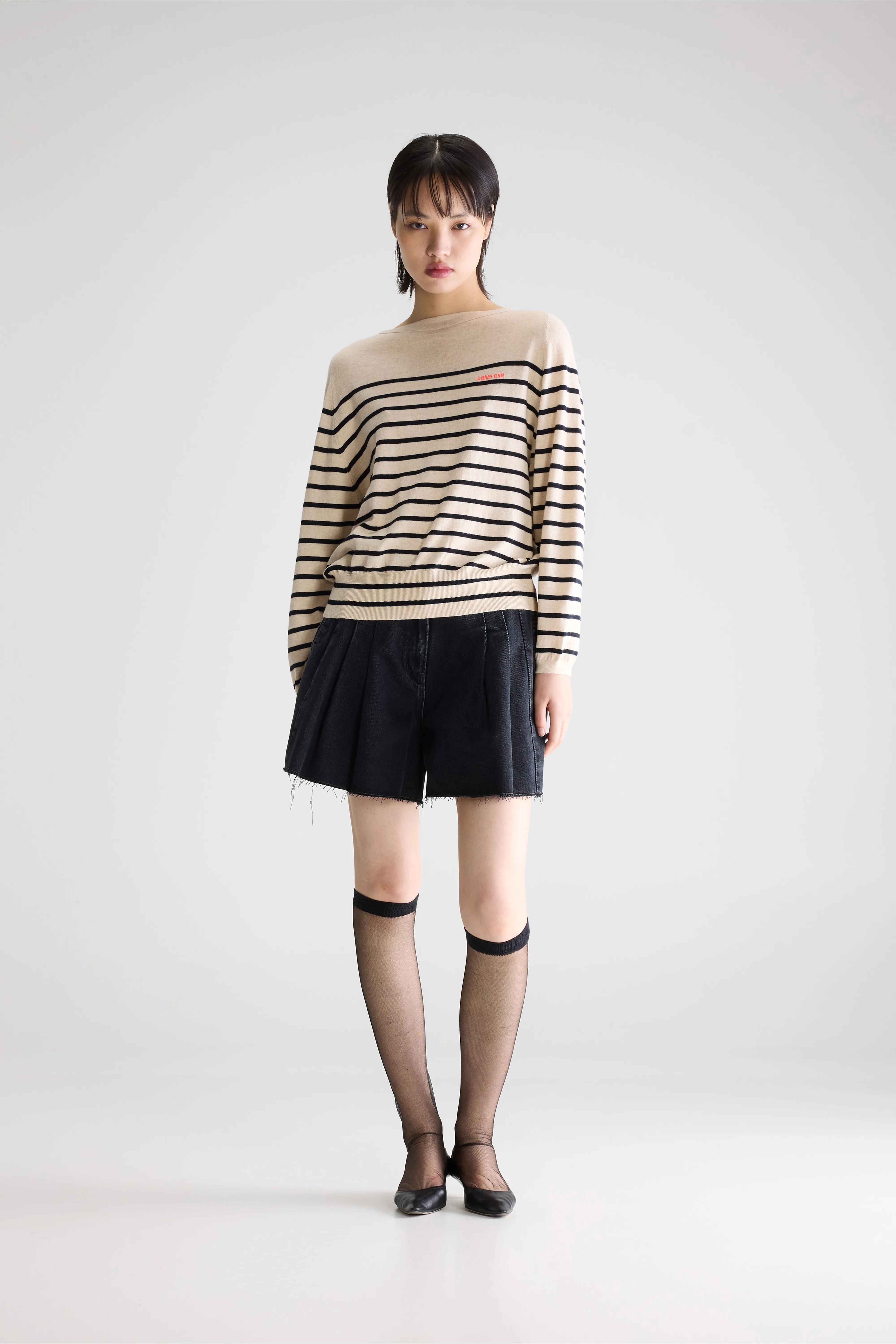 Geros relaxed sweater (261 / W / STRIPE B) - Image 3