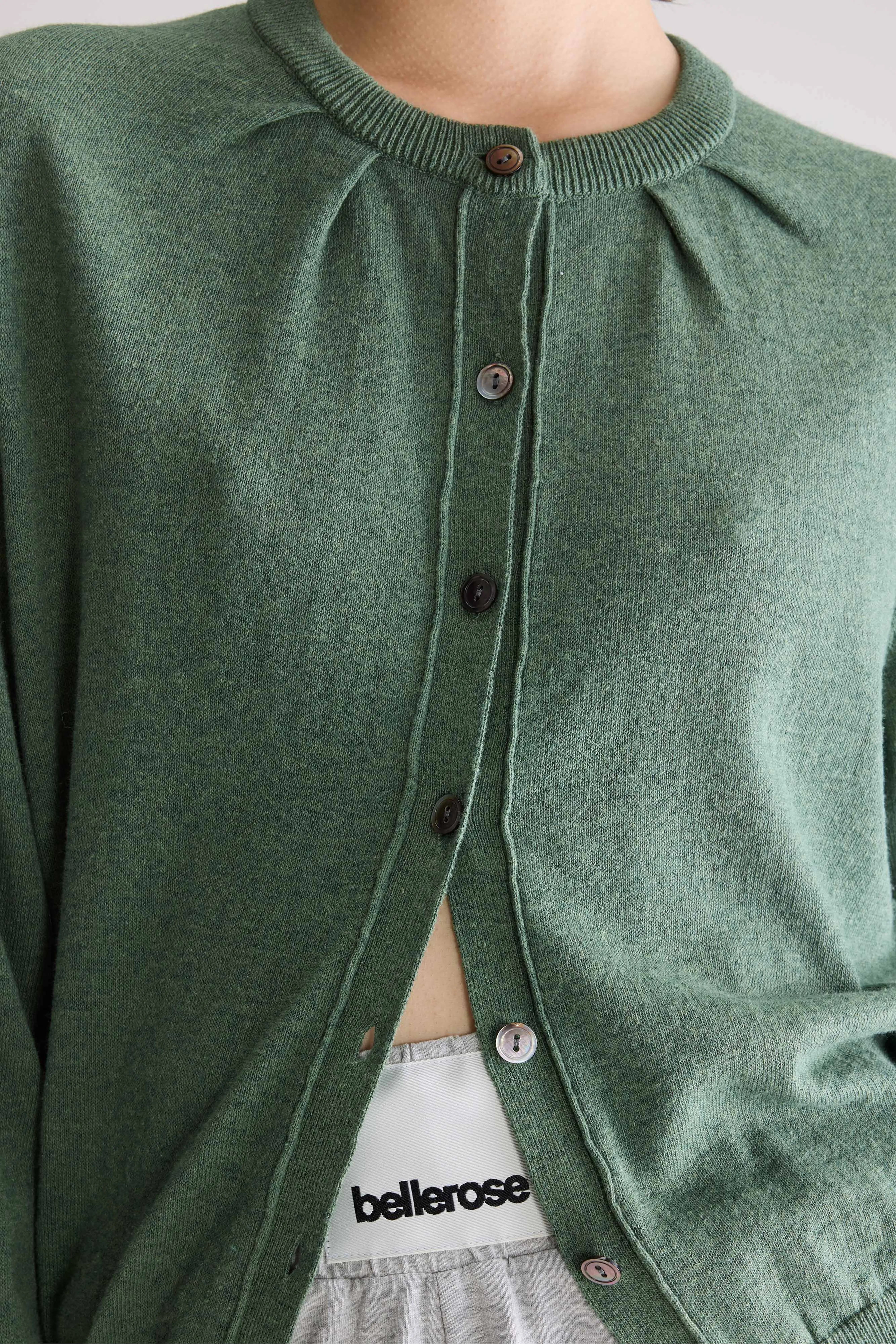 North crewneck cardigan (261 / W / THYME) - Image 6