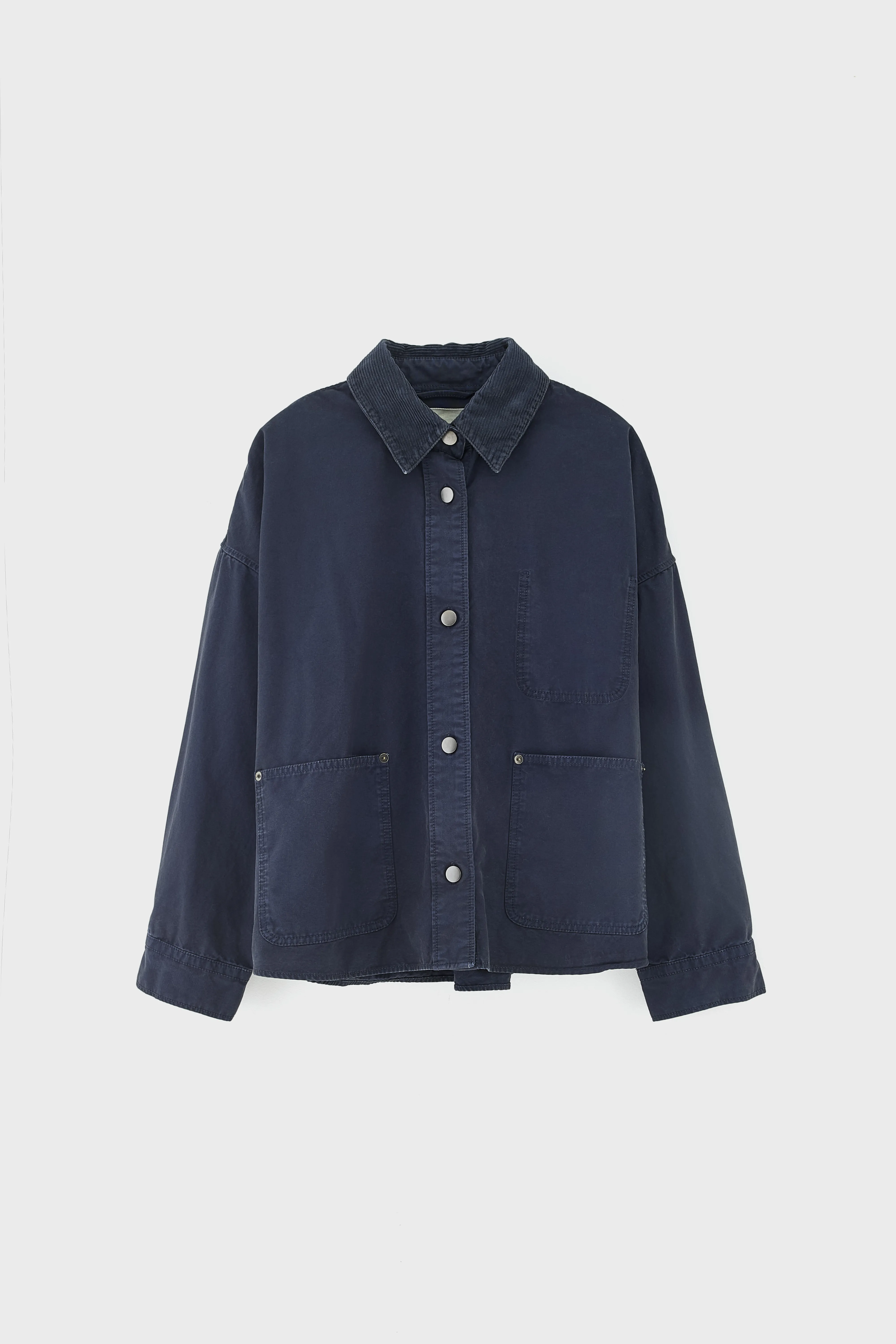Wandy relaxed overshirt (261 / W / NAVY) - Image 7
