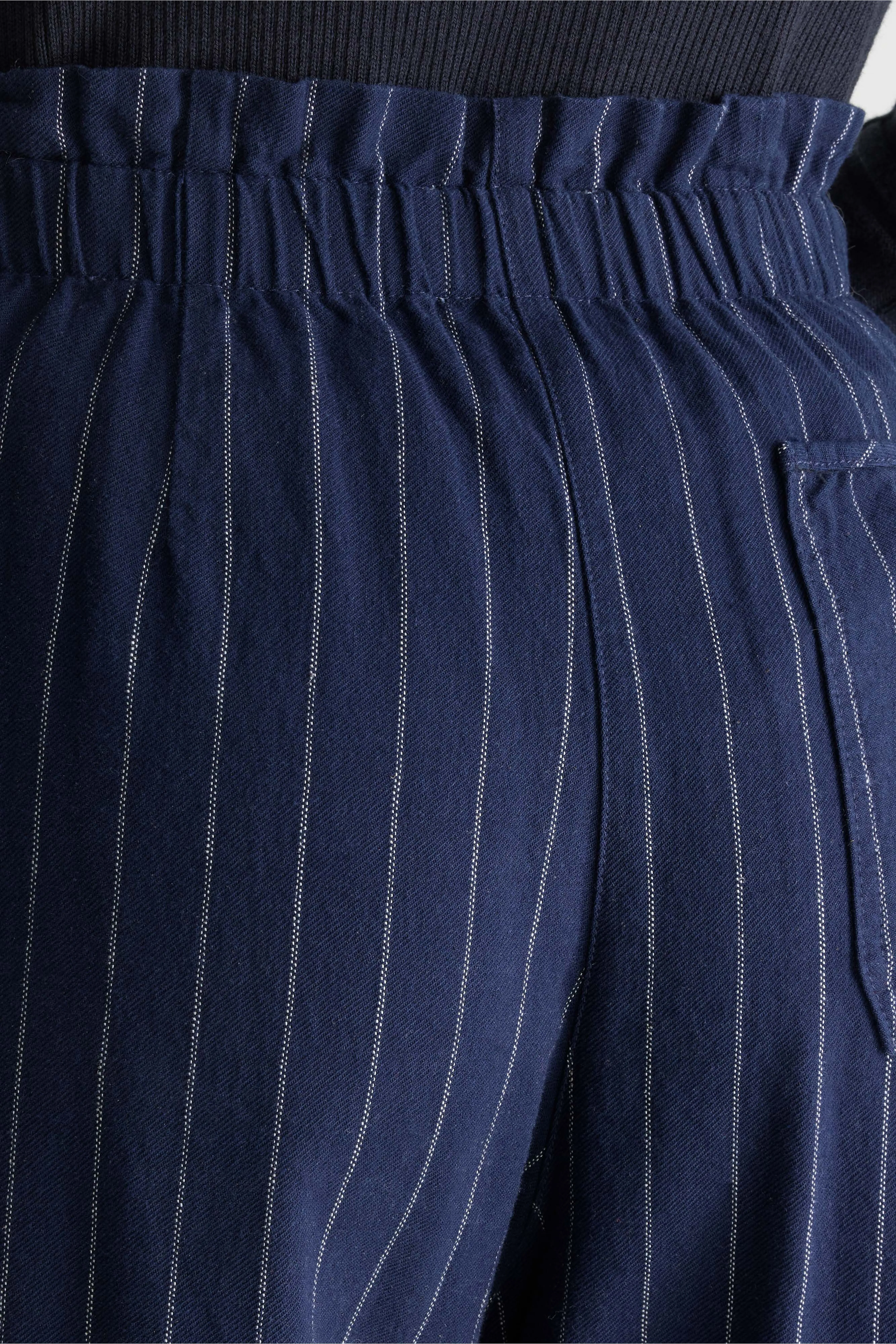 Lilo paperbag navy trousers (252 / W / STRIPE A) - Image 7