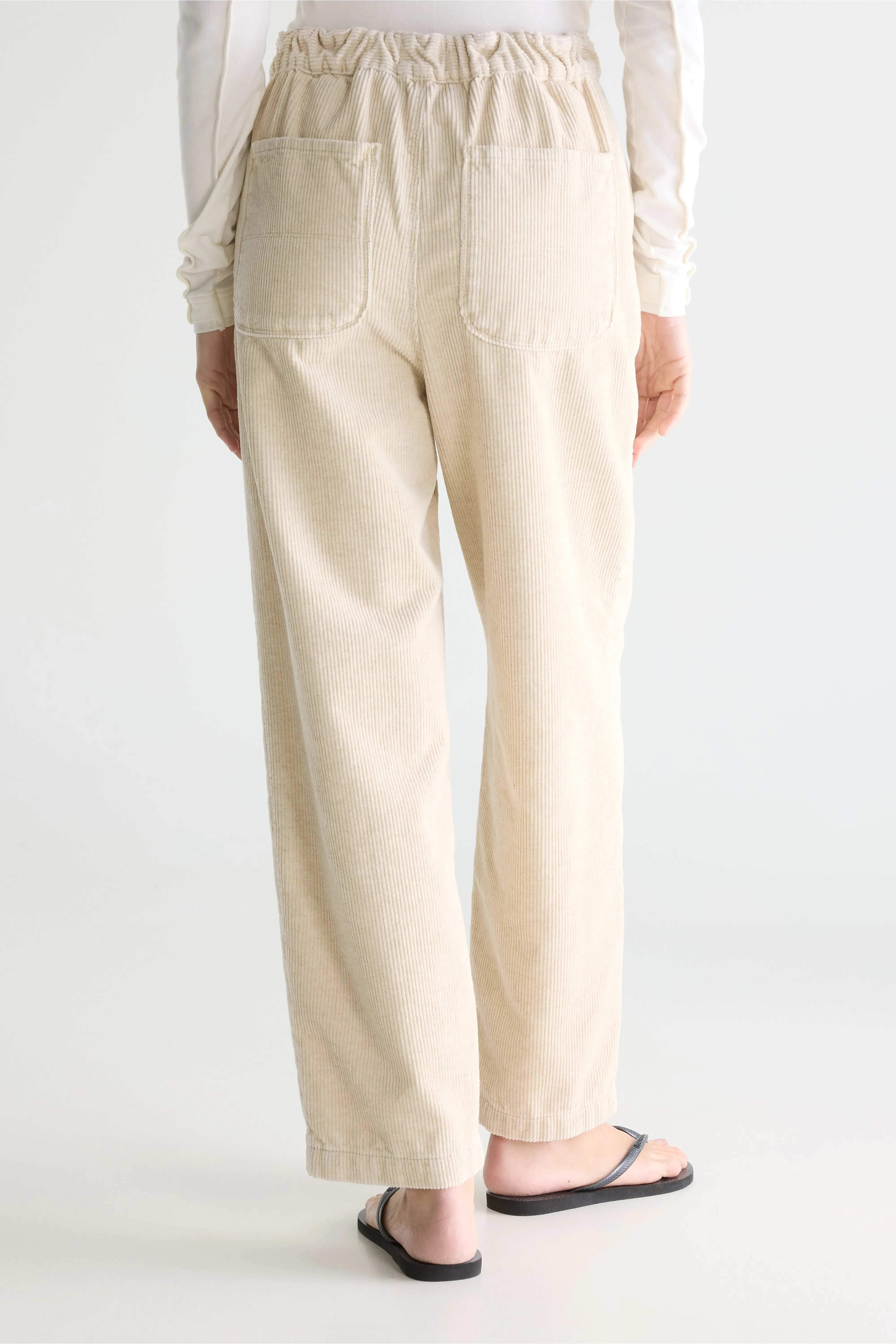 Pasop relaxed ecru trousers (251 / W / CALCAIRE) - Image 4