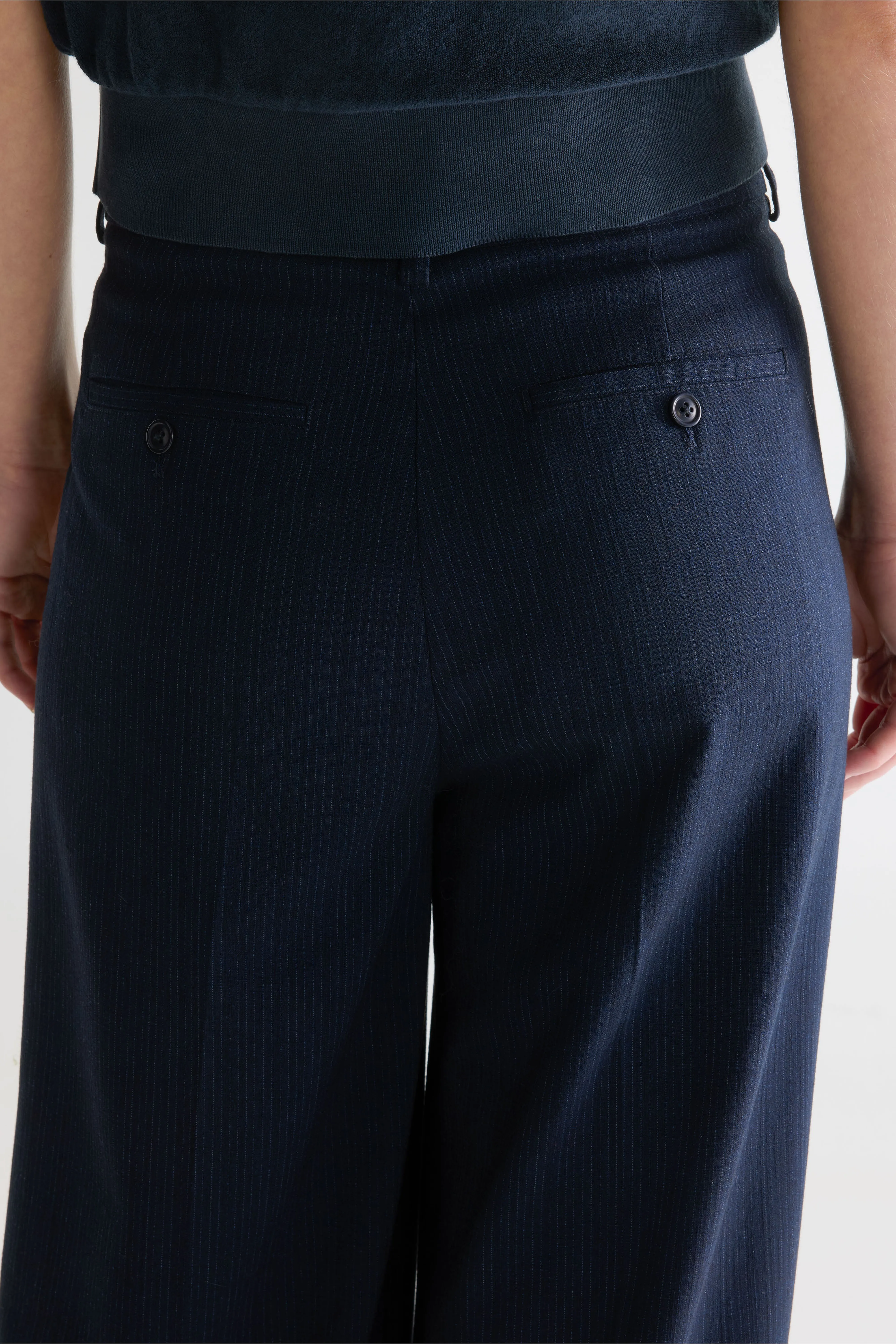 Volkert wide tailored trousers (261 / W / STRIPE A) - Image 7