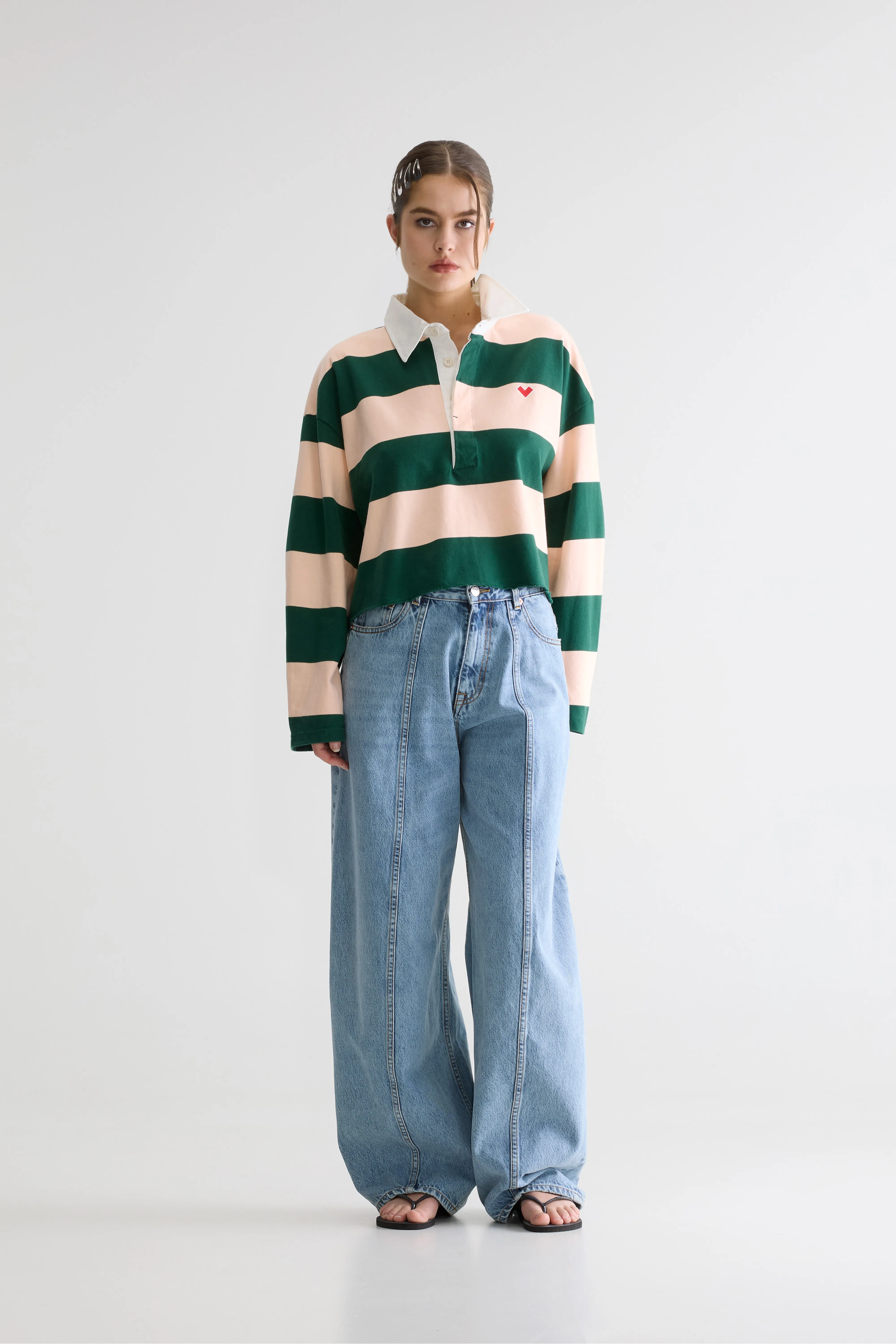 Felito striped polo (261 / W / STRIPE B) - Image 3