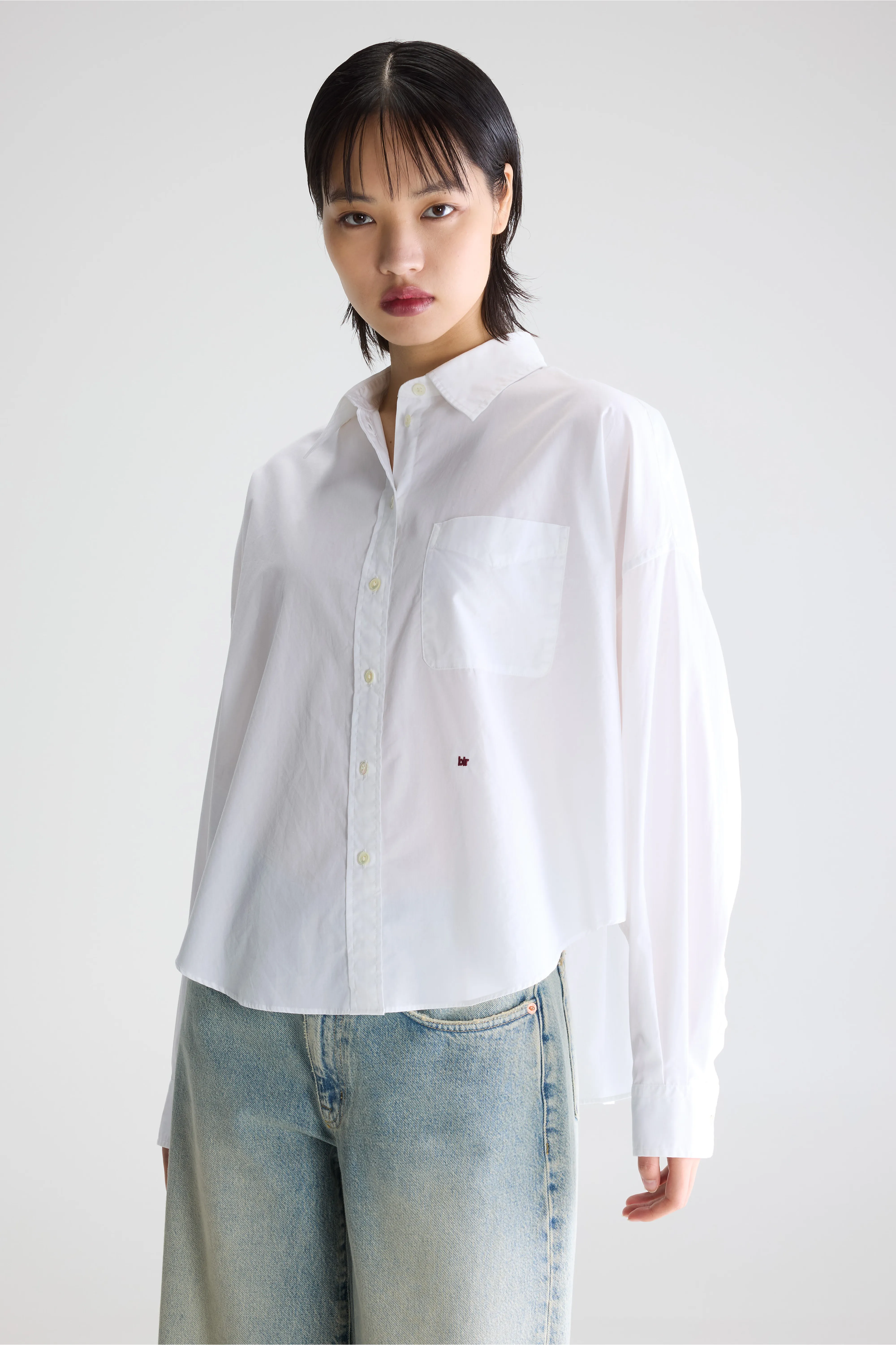 Ginger cotton shirt (261 / W / WHITE) - Image 2